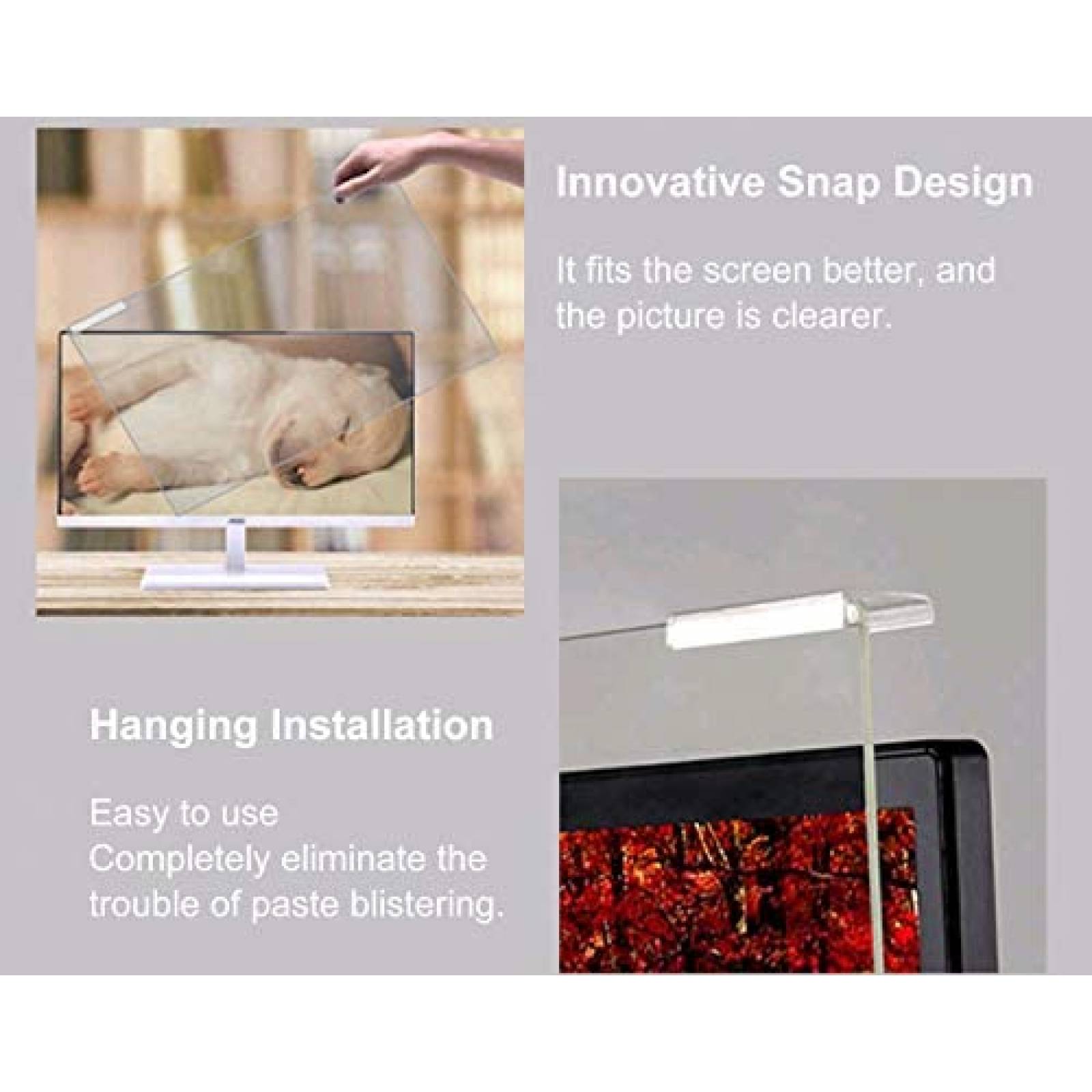 Protector de Luz Azul ZYY para Monitor de 24'' -Azul