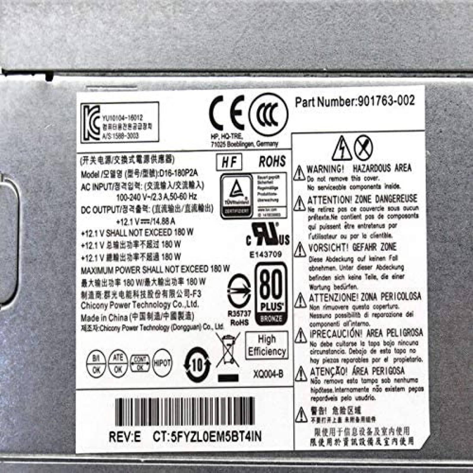 Fuente de Alimentacion LXun Li-SUN D16-180P2A 180W -Plata