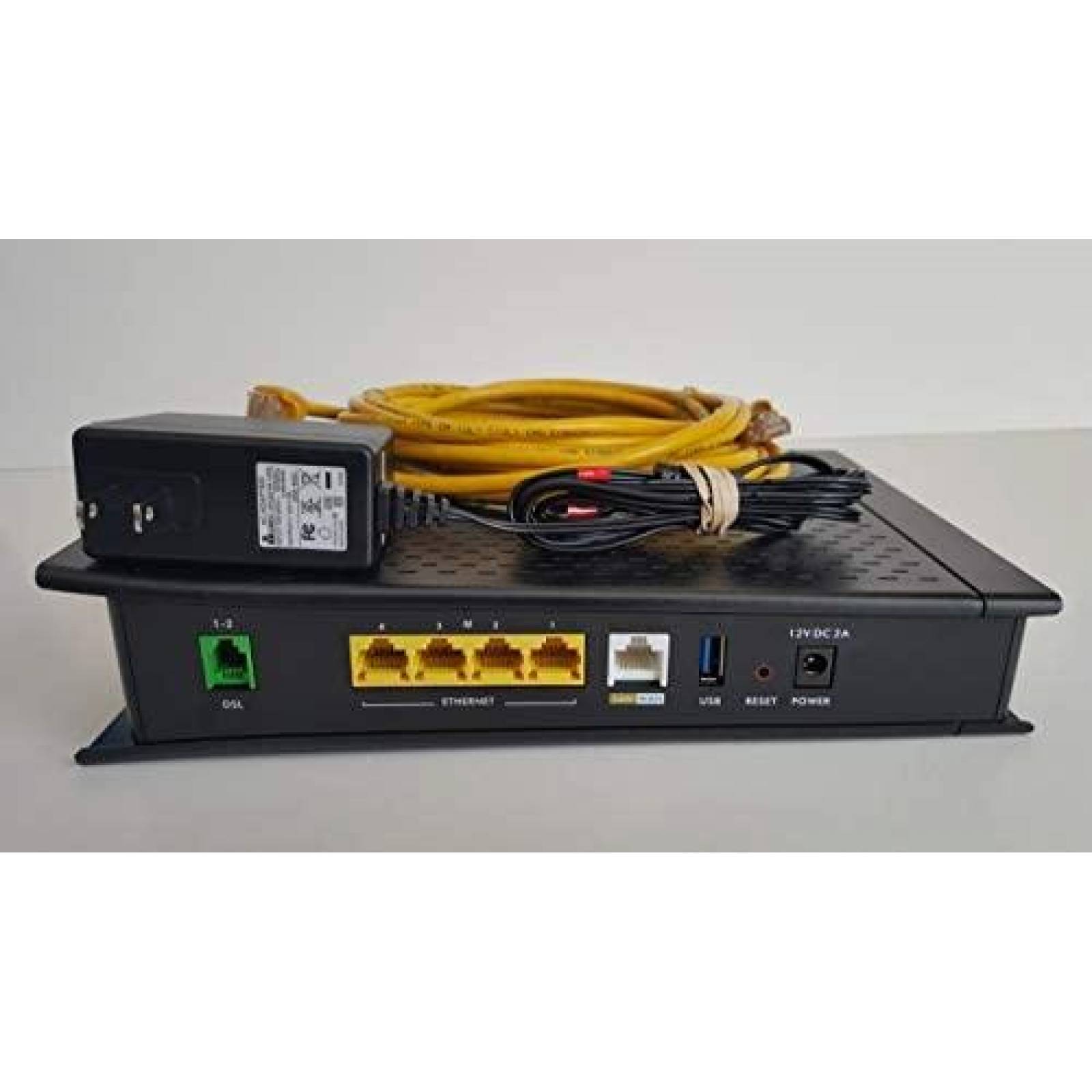 Modem ZyXEL C3000Z Para CenturyLink Y TDS Cable RJ45 -Negro