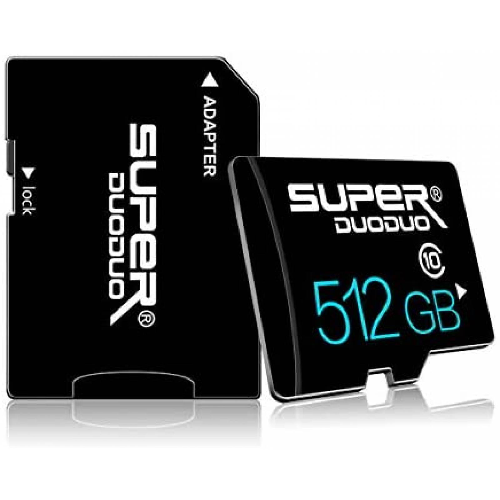 Memoria SUPERDUODUO Clase 10 512GB Micro SD -Negro