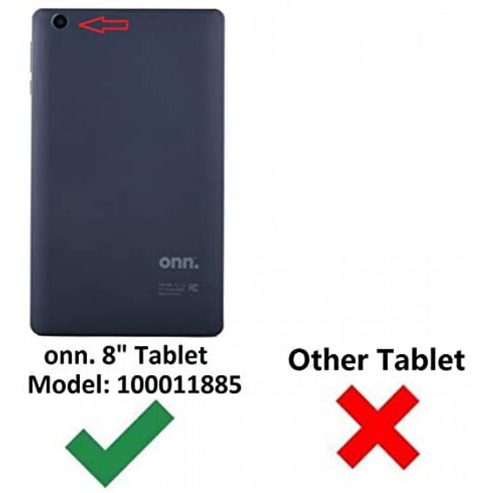 Funda 8Wireless Y Protector Pantallas Para Tablet ONN 8''