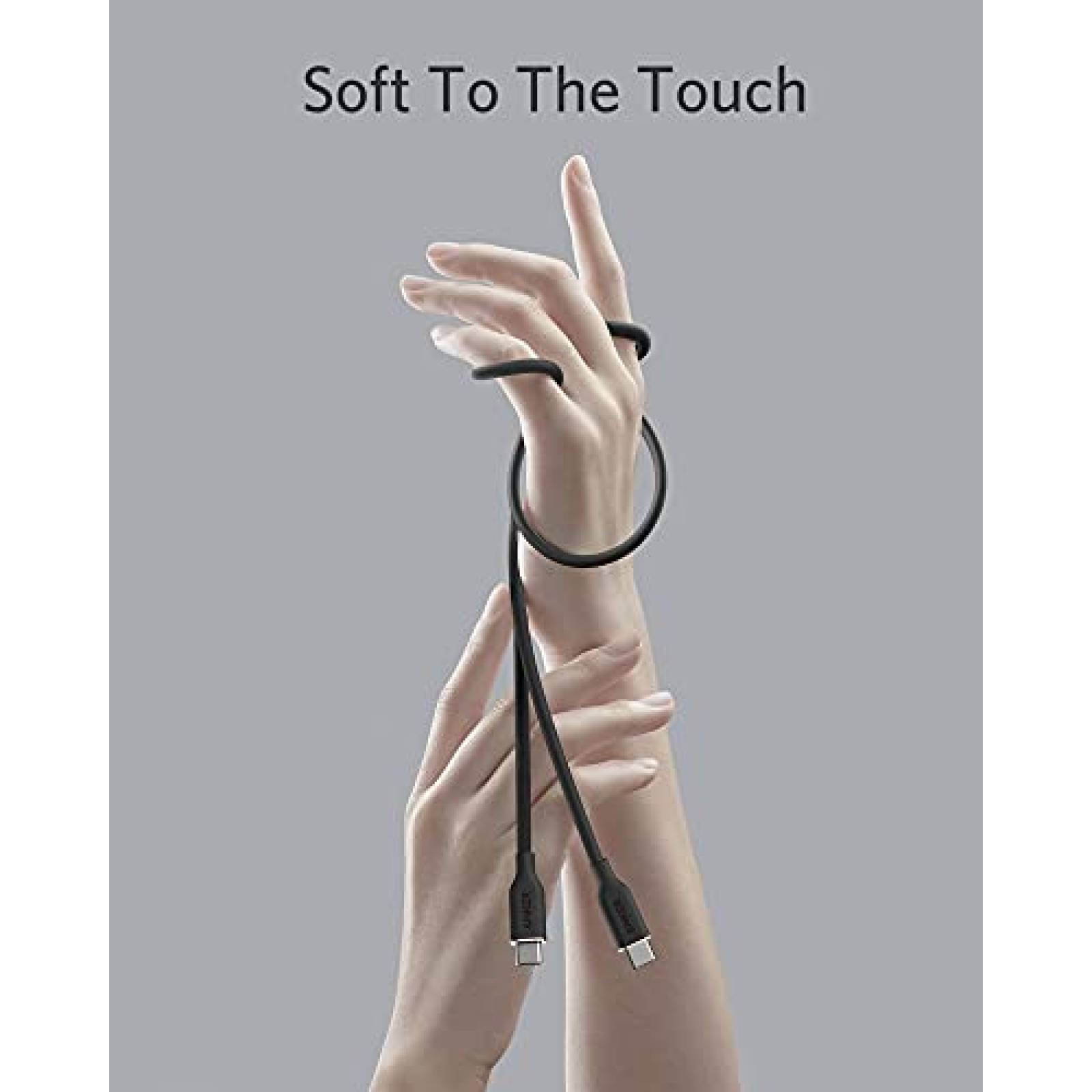 Cable Anker Powerline III Flow de Alimentacion USB C a USB C