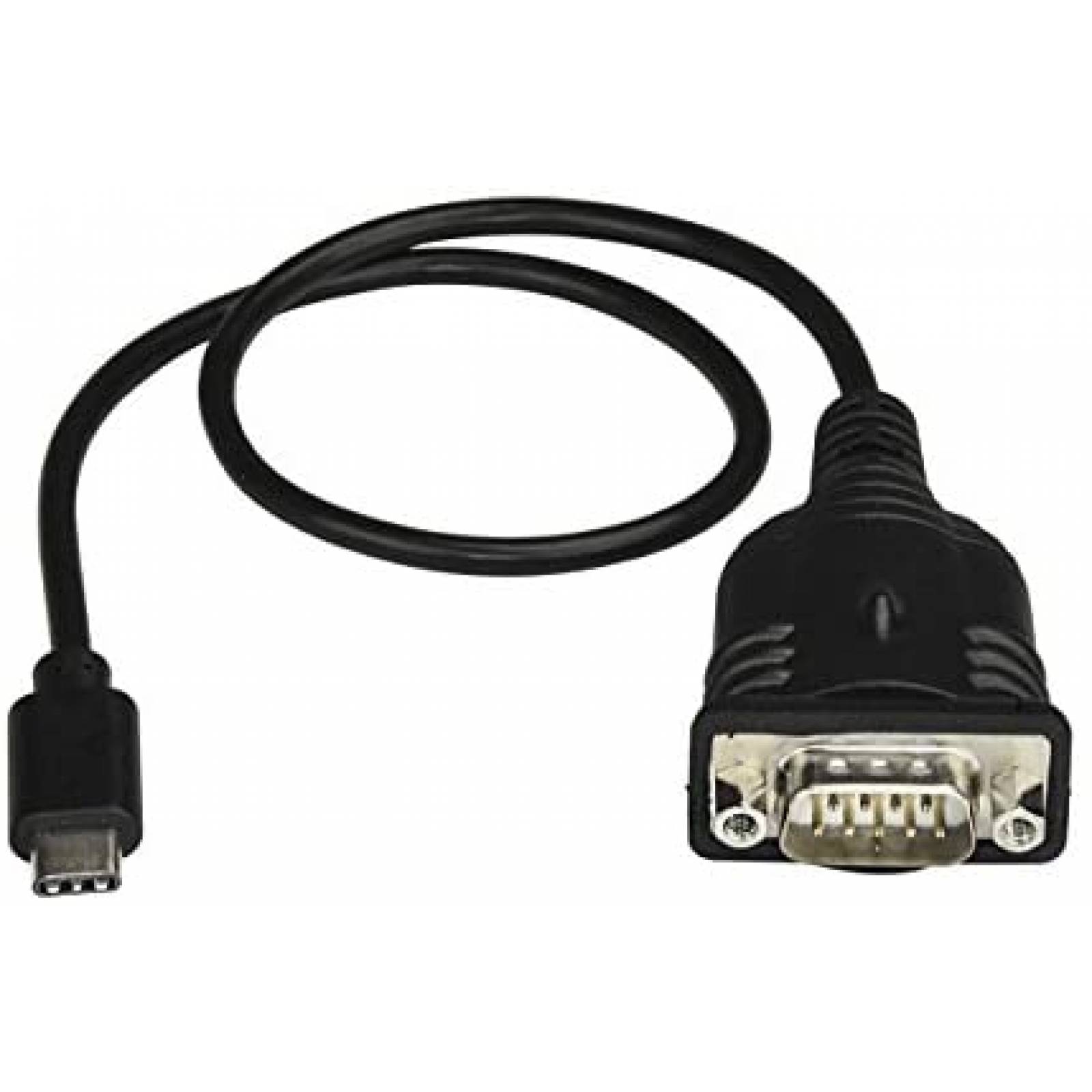 Cable Adaptador StarTech USB tipo C a RS232 de 16'' -Negro
