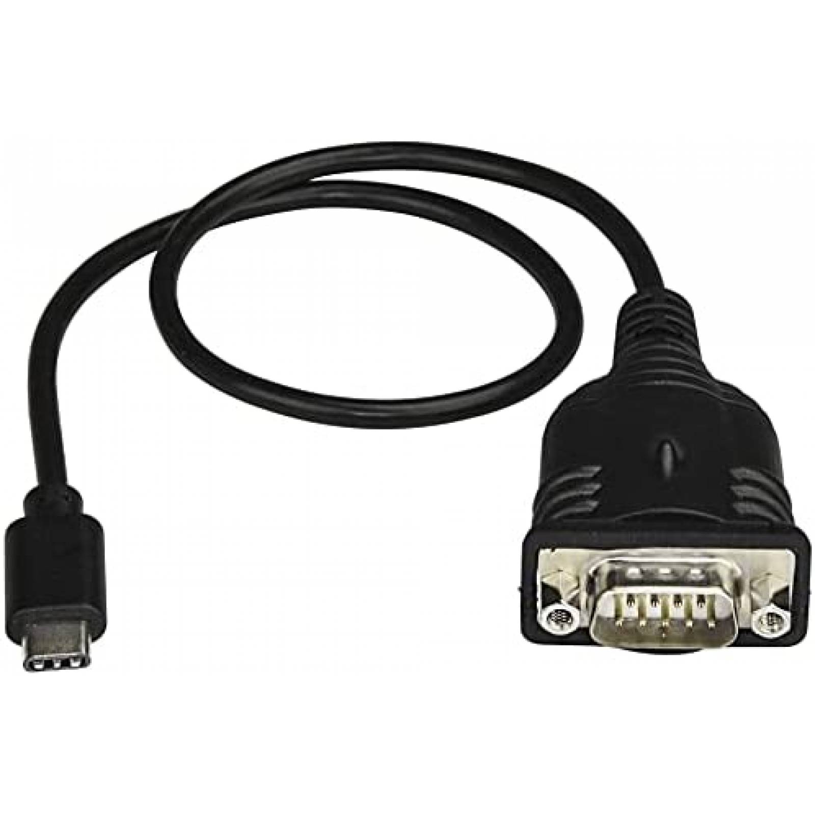 Cable Adaptador StarTech USB tipo C a RS232 de 16'' -Negro