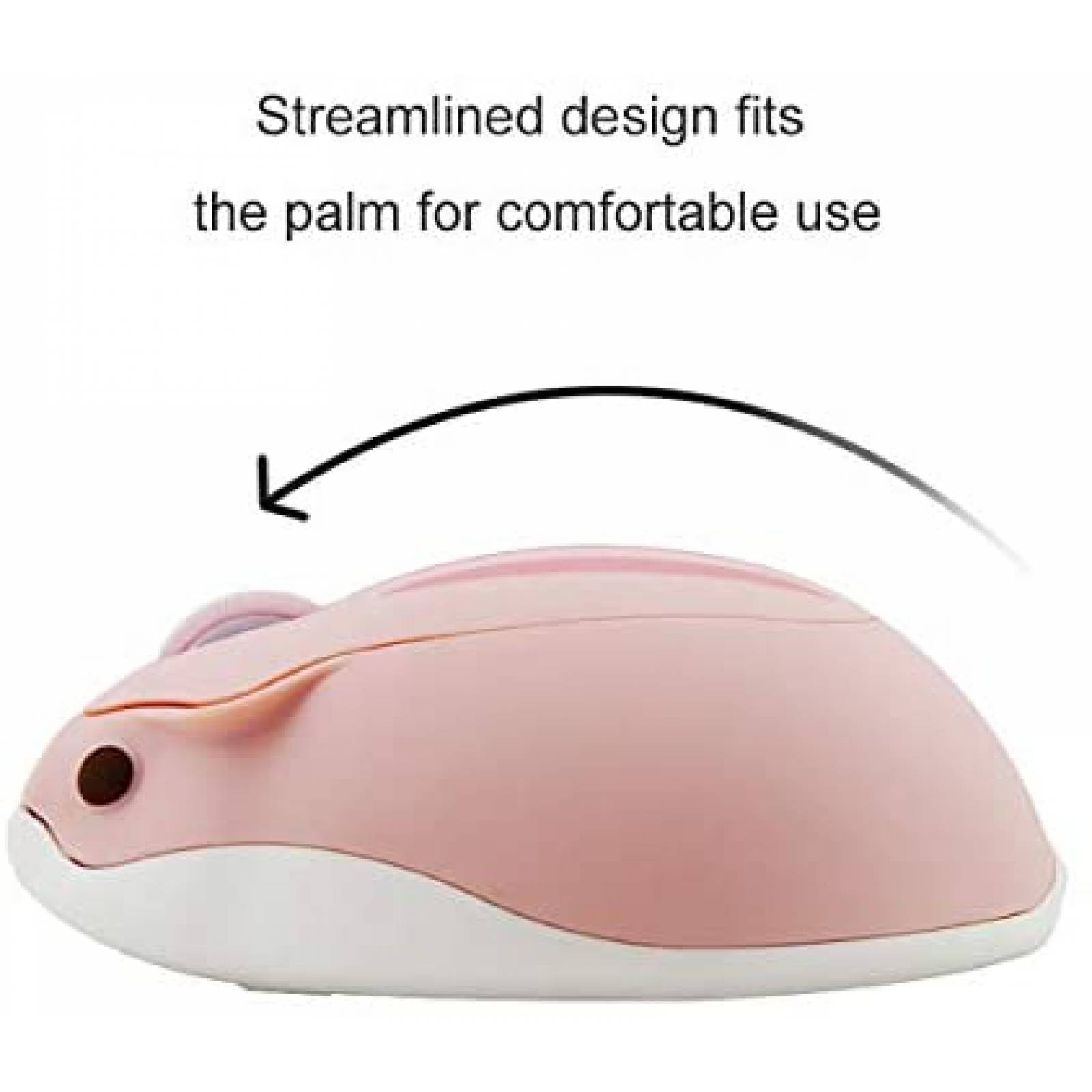 Mouse DIGIBLUSKY Inalambrico 1200DPI con Sensor Optico -Rosa