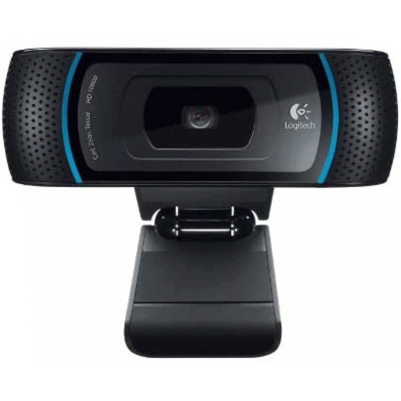 Webcam Logitech C910 1080p, 720p HD Zoom 16X -Negro