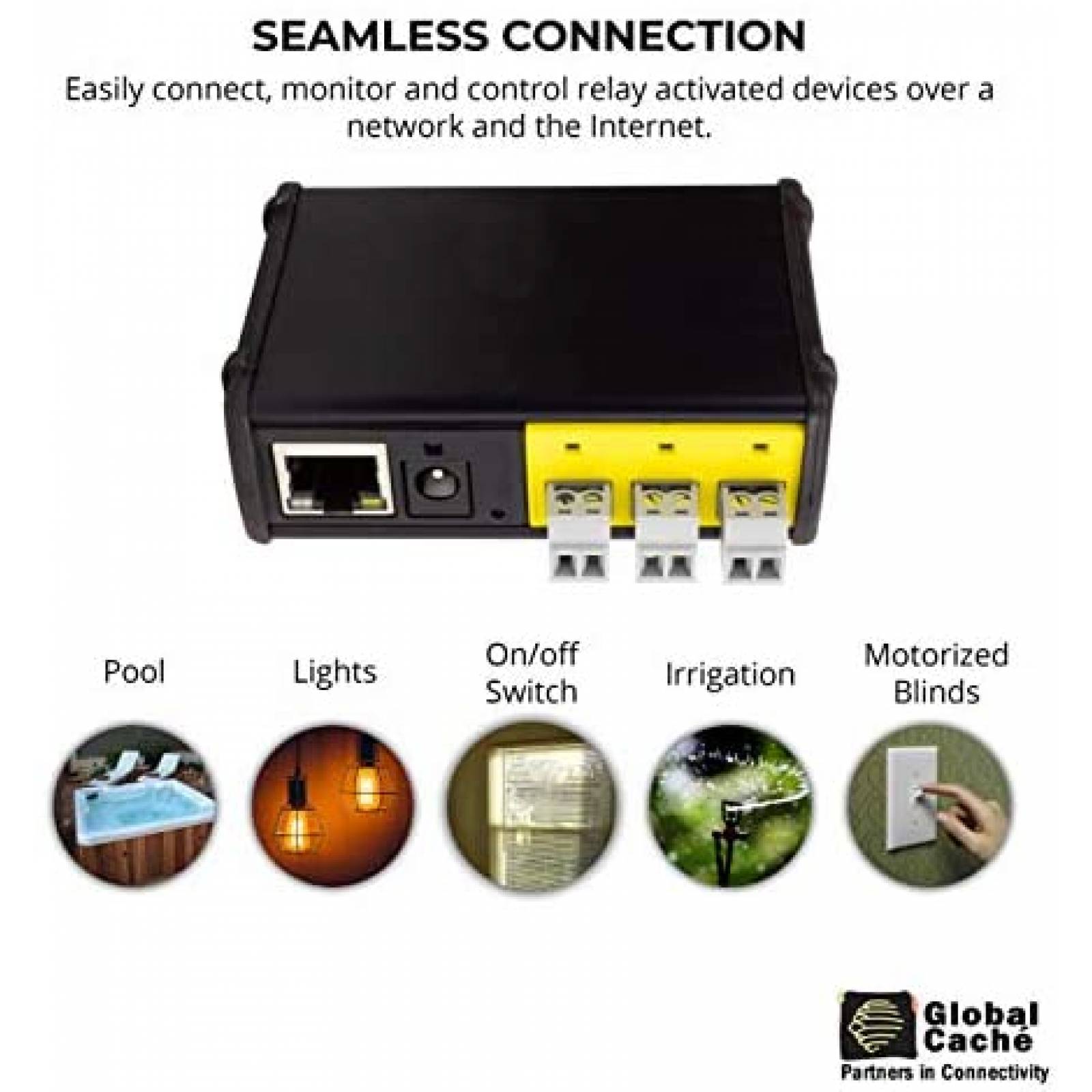 Convertidor Global Cache IP2CC iTach Hasta Tres Dispositivos