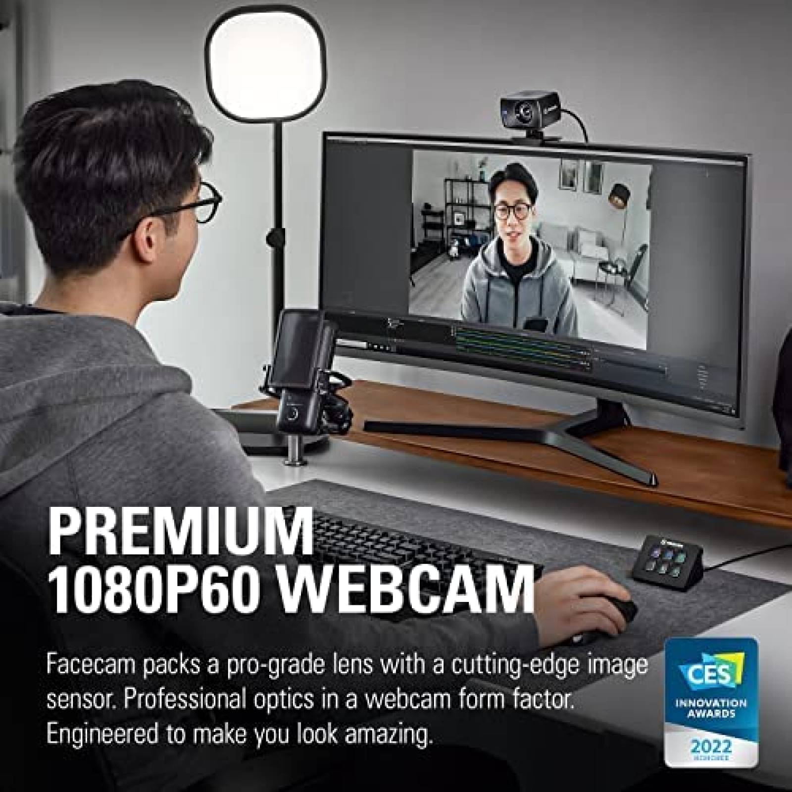 Webcam Elgato Facecam - True 1080p60 Full HD USB C