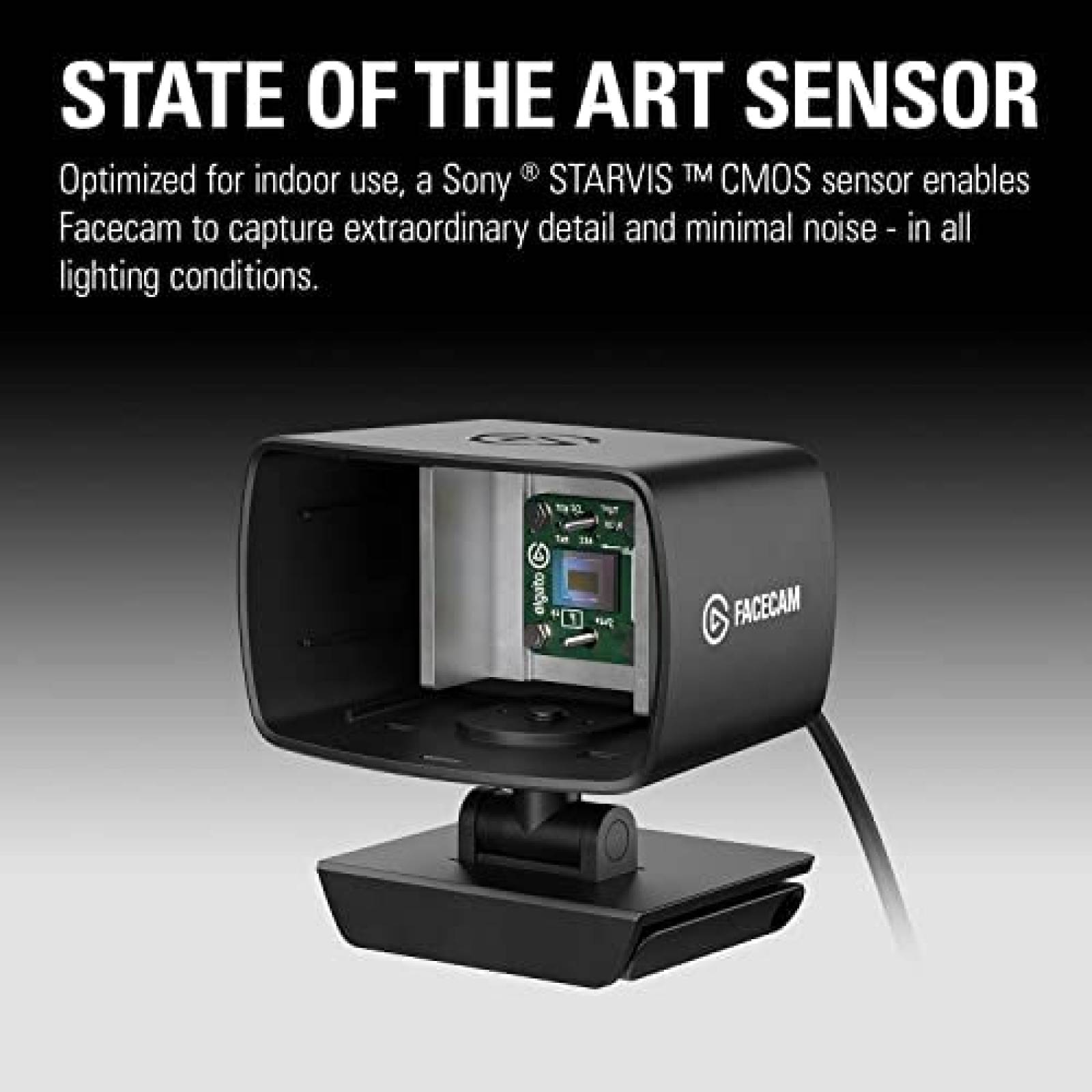 Webcam Elgato Facecam - True 1080p60 Full HD USB C