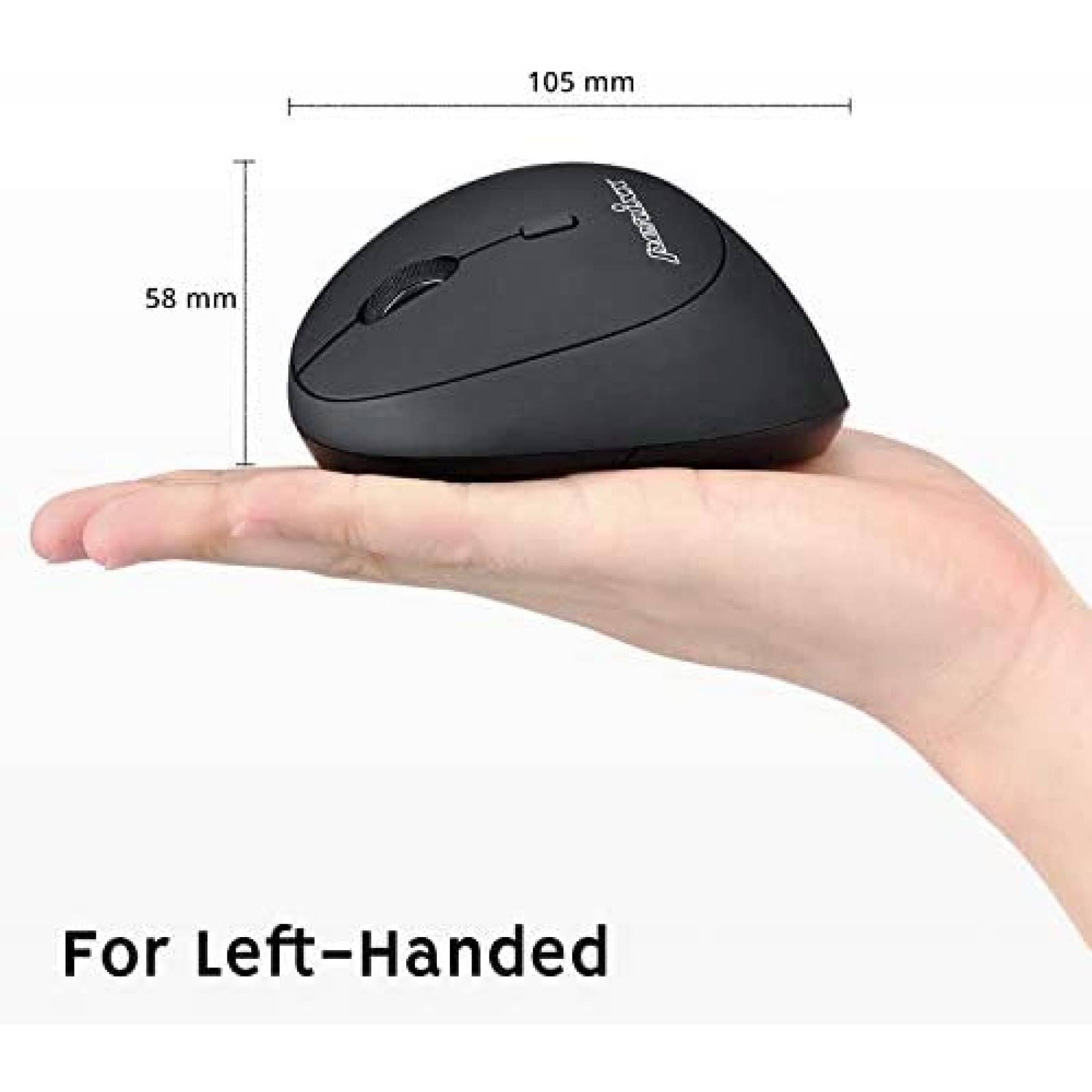Mouse Perixx PERIMICE-519L Ergonomico Para zurdos -negro