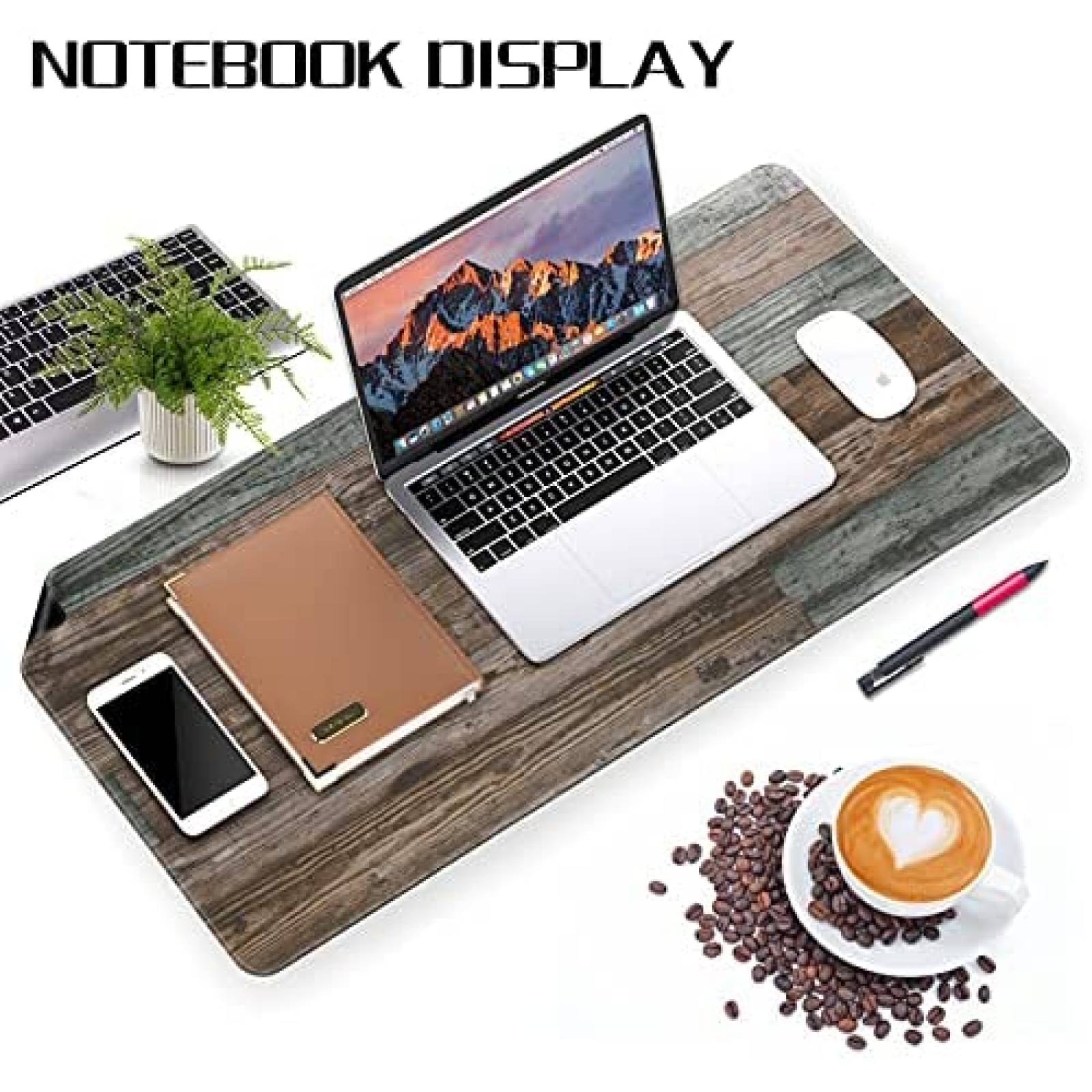 Mouse Pad Extendido Galdas de 31.5''x11.8''x0.08'' -Madera