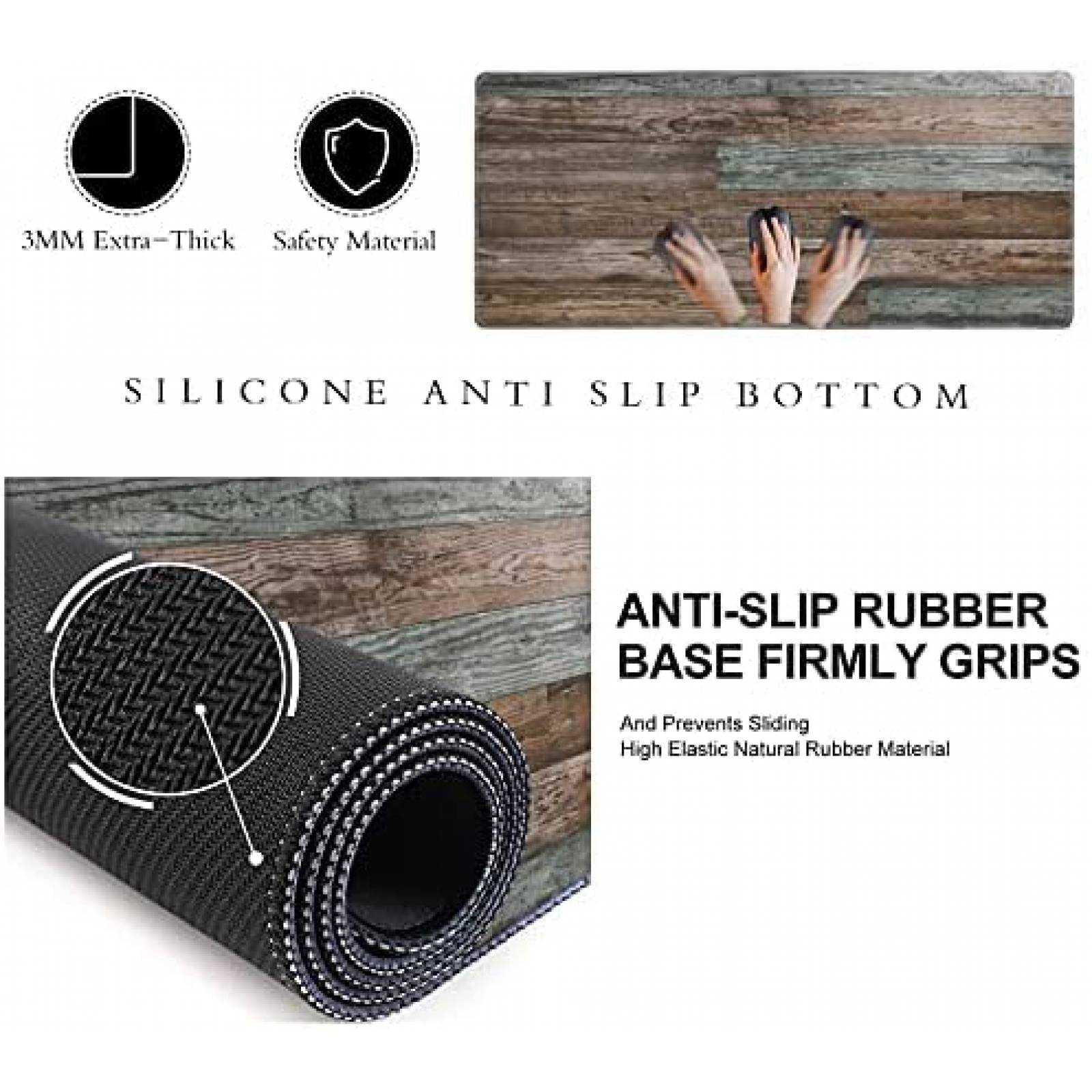 Mouse Pad Extendido Galdas de 31.5''x11.8''x0.08'' -Madera