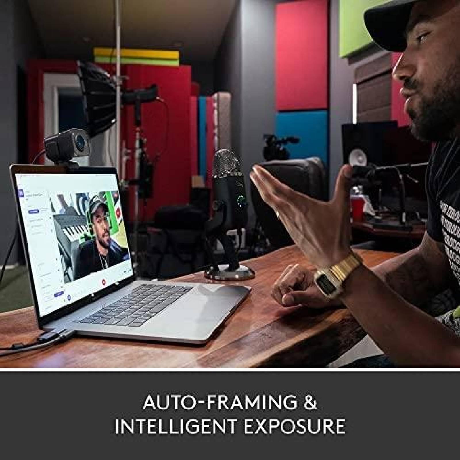 Camara Web Logitech StreamCam HD 1080P 60FPS USB C -Negro