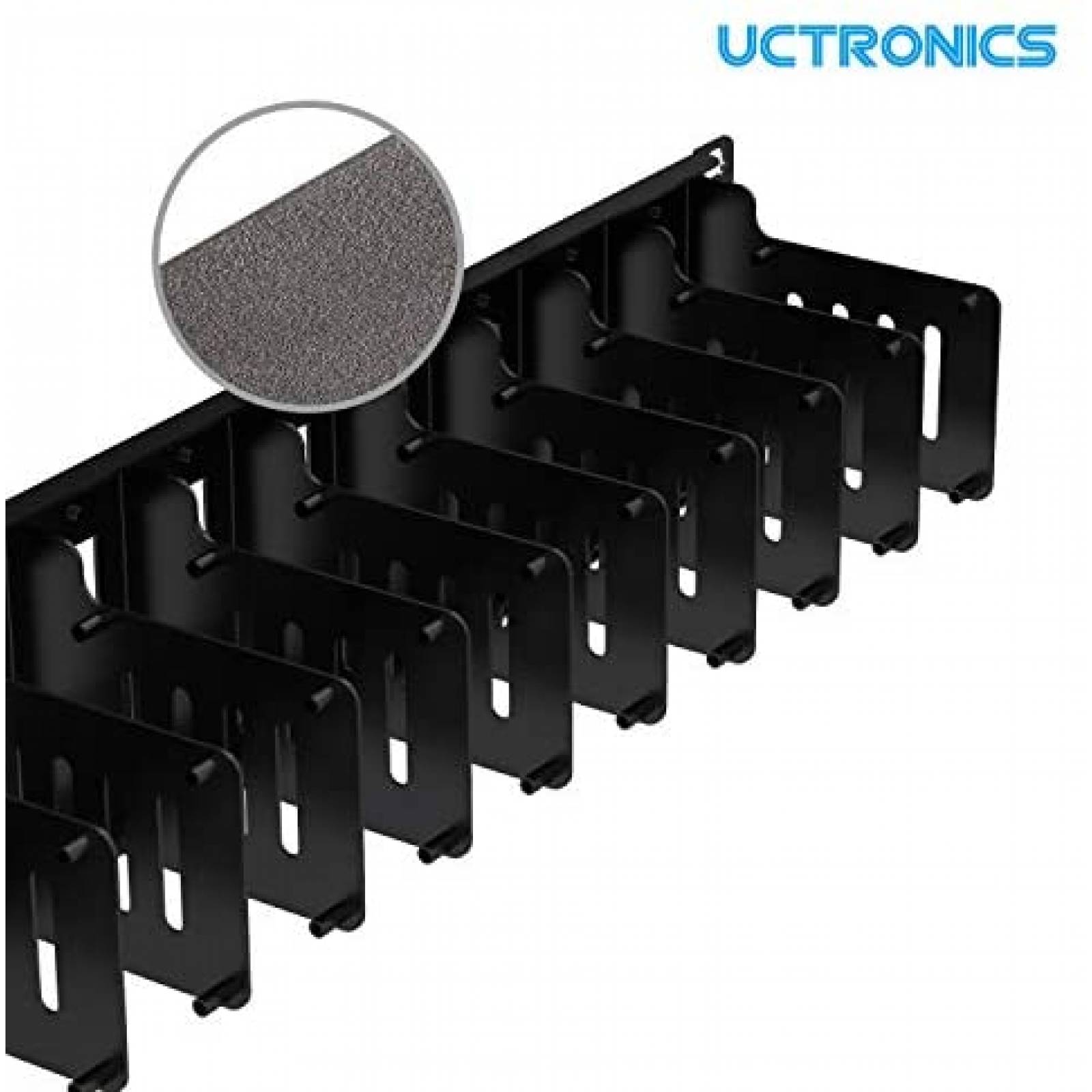 Rack UCTRONICS Pirack 2U 19'' 12 Placas Para Raspberry Pi 4