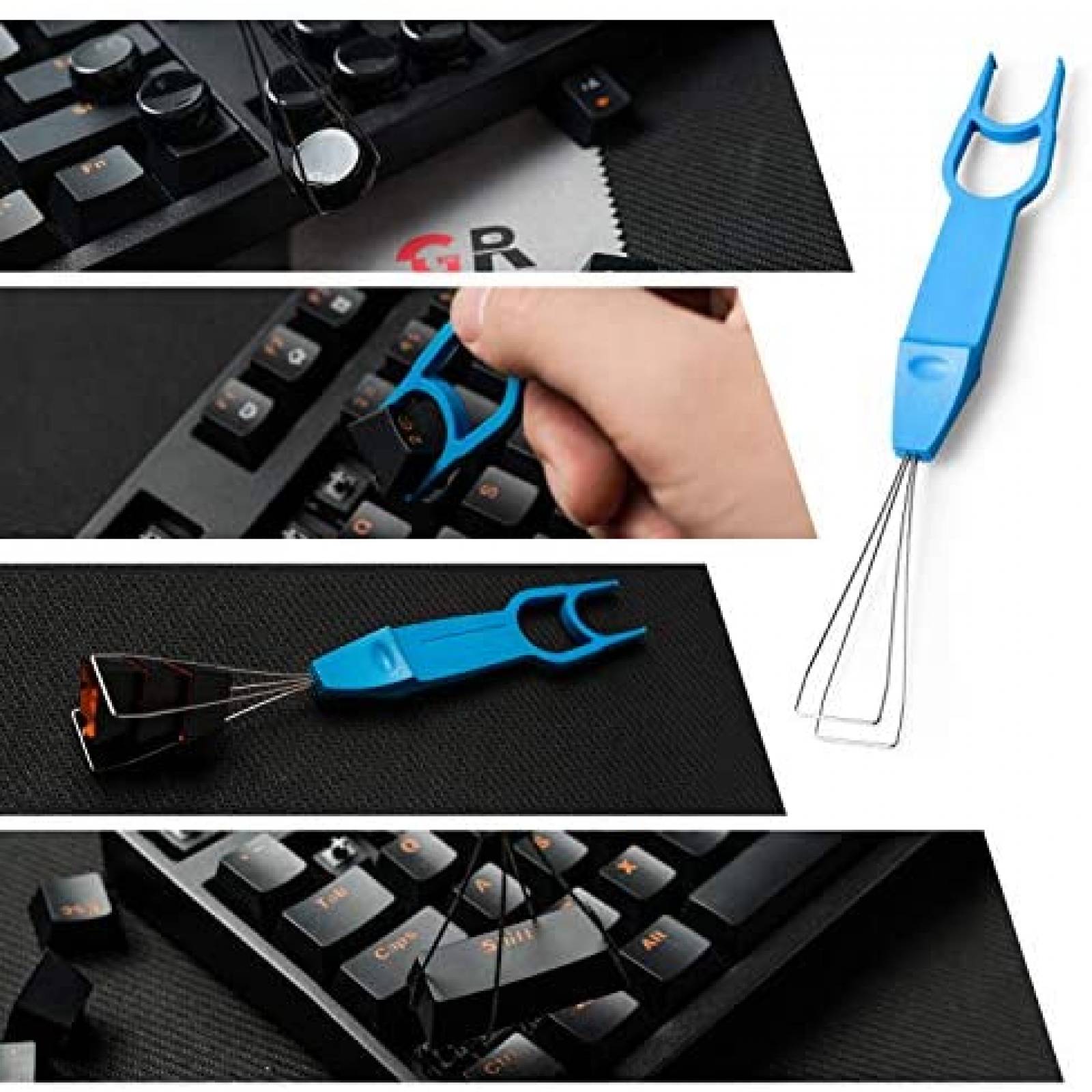 Anillo teclado mecanico Gariarrac 150 piezas -Gris