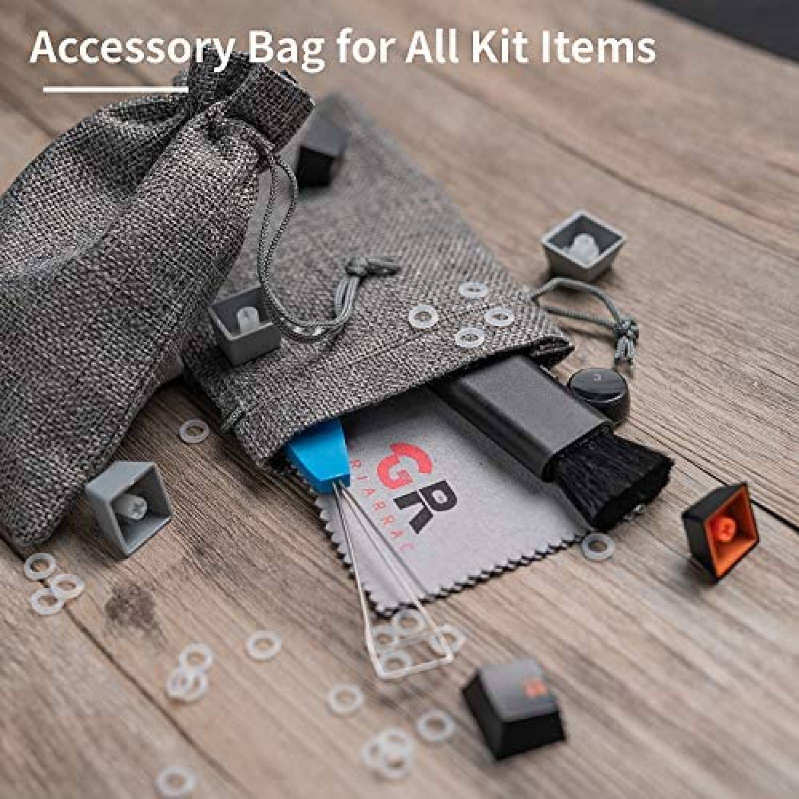 Anillo teclado mecanico Gariarrac 150 piezas -Gris