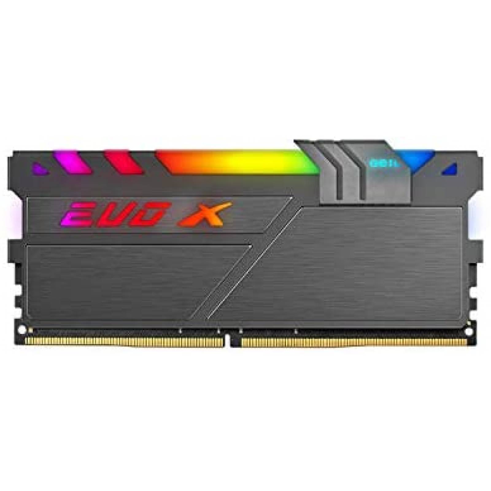 Memoria GeIL EVO X II 2x16GB 3600MHz RGB 1.35V XMP2.0 -Gris