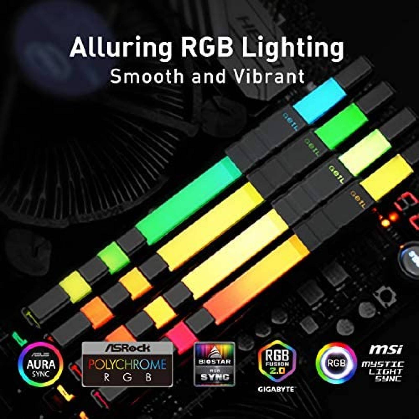 Memoria GeIL EVO X II 2x16GB 3600MHz RGB 1.35V XMP2.0 -Gris