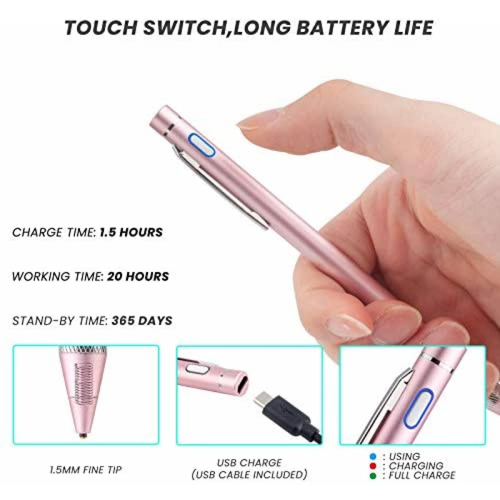 Lapiz Rsepvwy Stylus para HP Envy X360 con punta de 0.059''