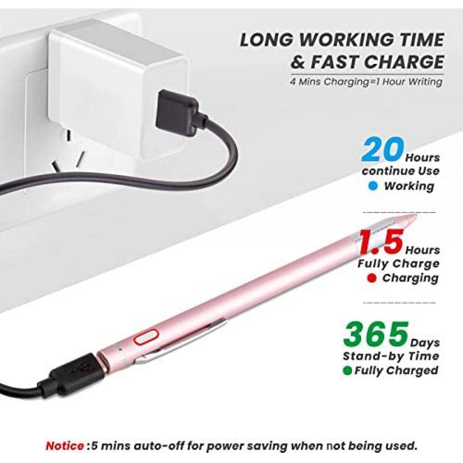 Lapiz Rsepvwy Stylus para HP Envy X360 con punta de 0.059''