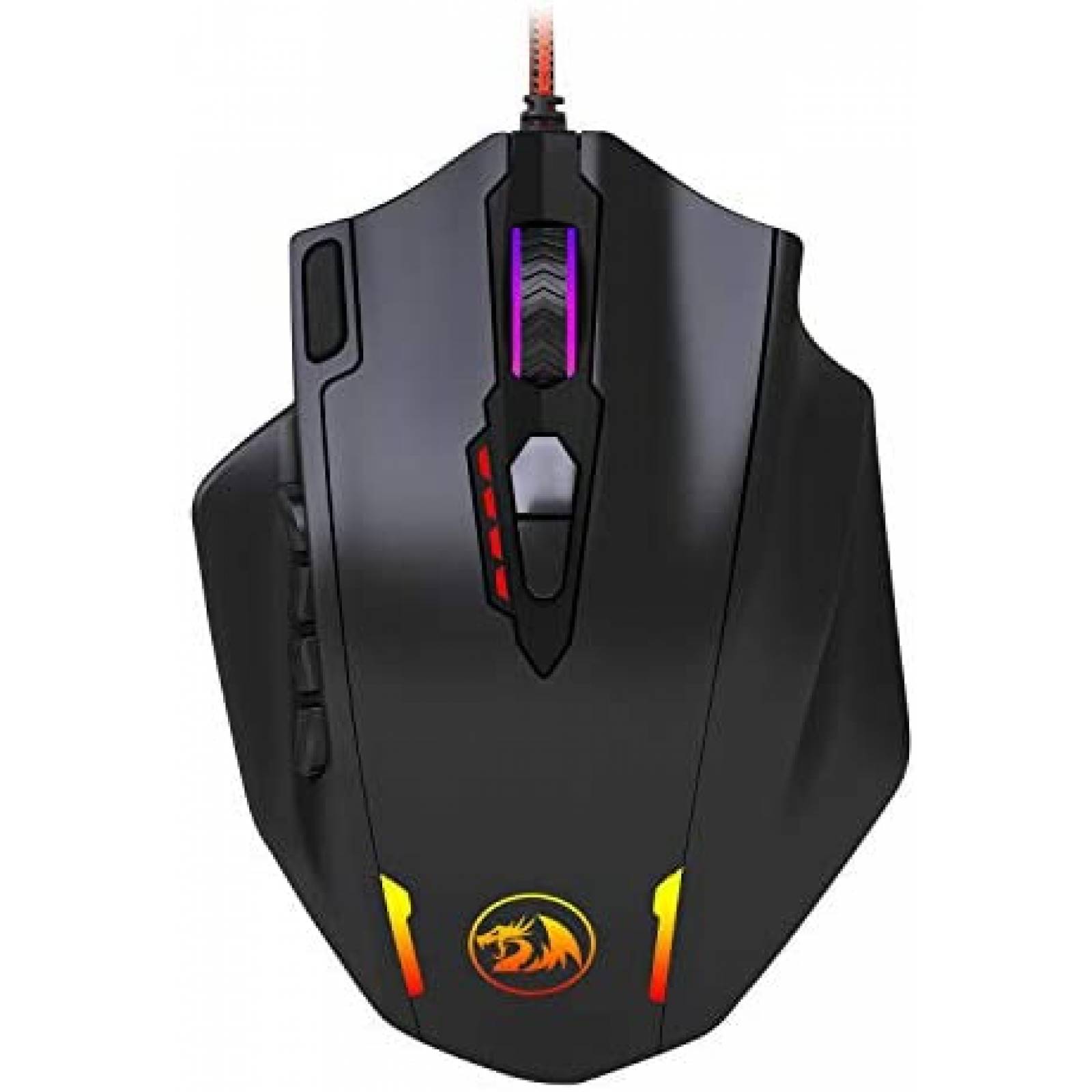 Mouse Gamer Redragon M908 18 botones programables 12400 DPI