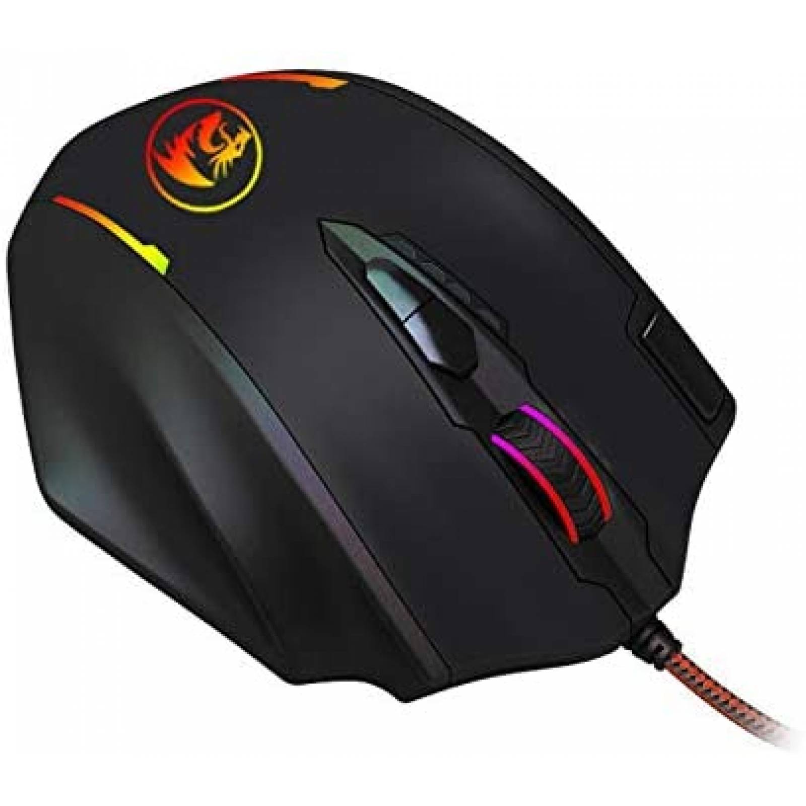 Mouse Gamer Redragon M908 18 botones programables 12400 DPI