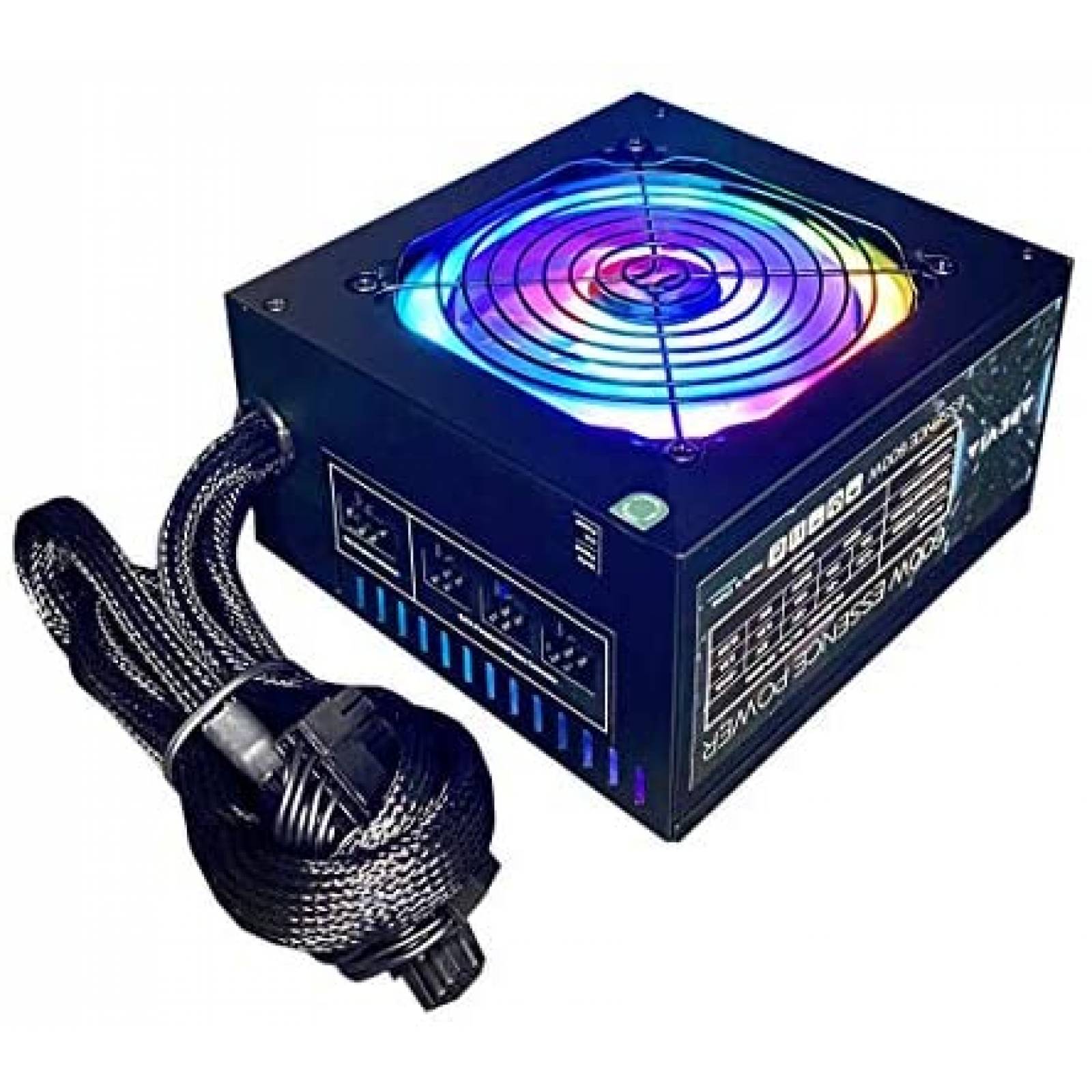 Fuente Alimentacion Apevia ATX-ES600 600W Con Ventilador