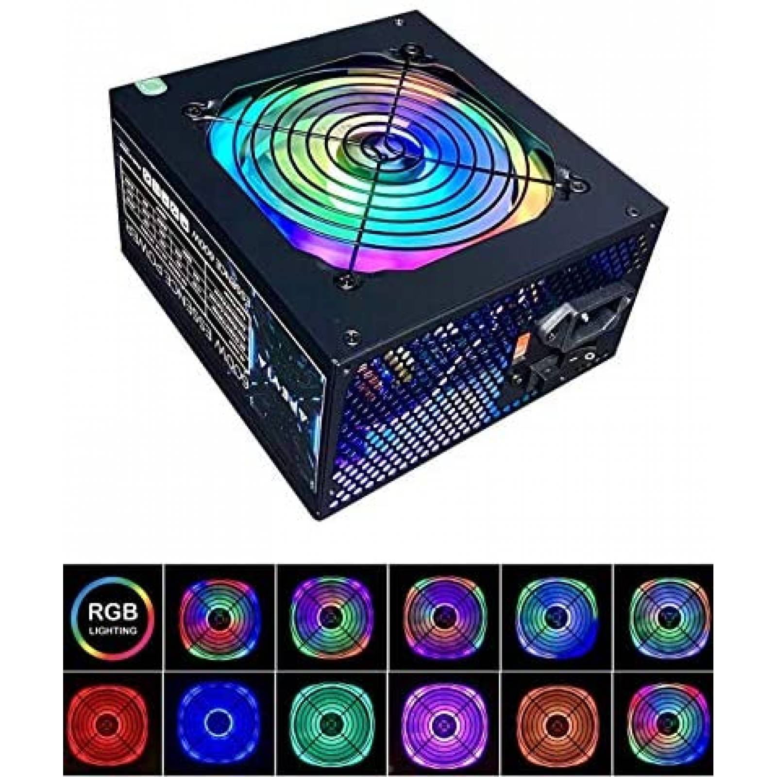 Fuente Alimentacion Apevia ATX-ES600 600W Con Ventilador