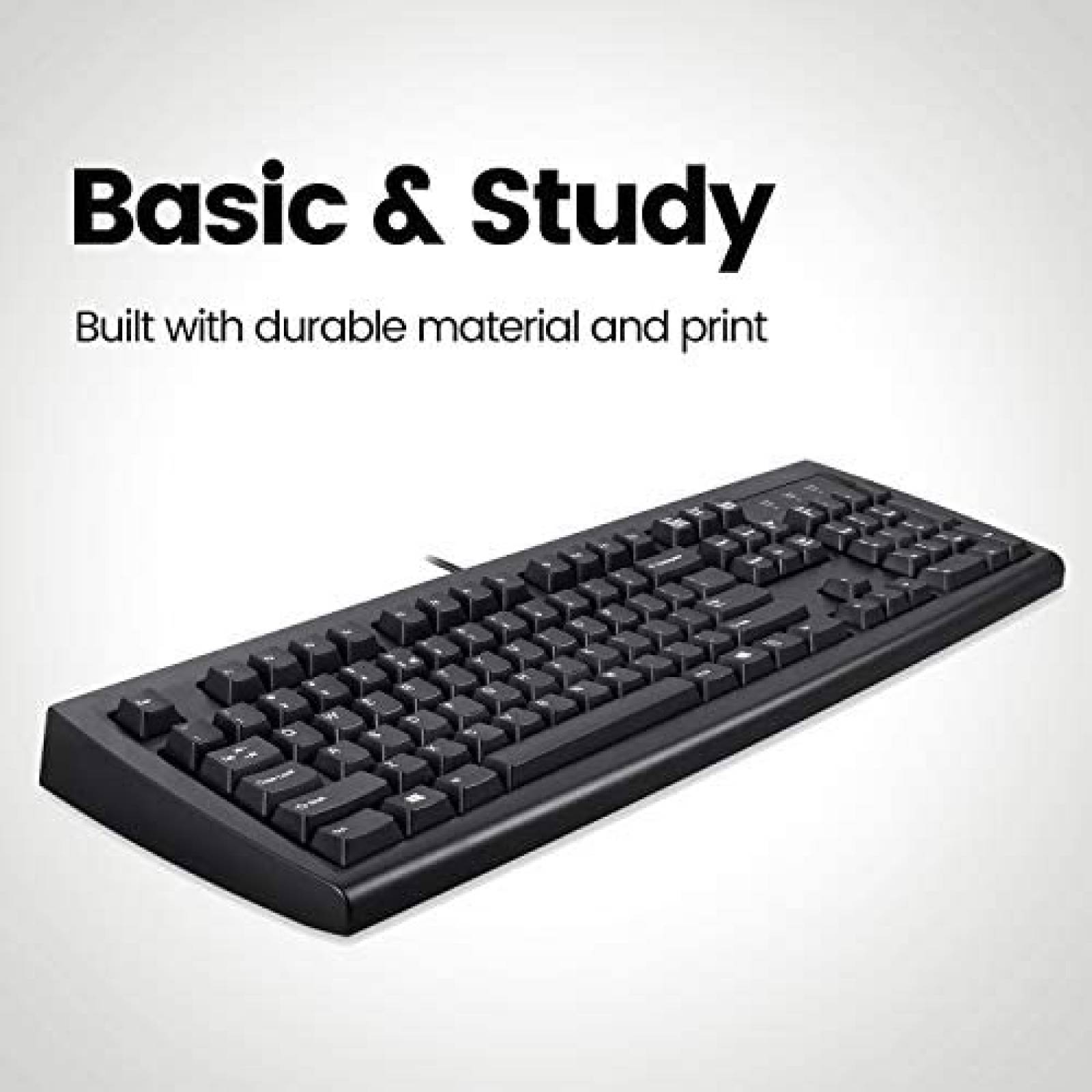 Teclado Perixx Periboard-107 de 104 Teclas para Win XP -Gris