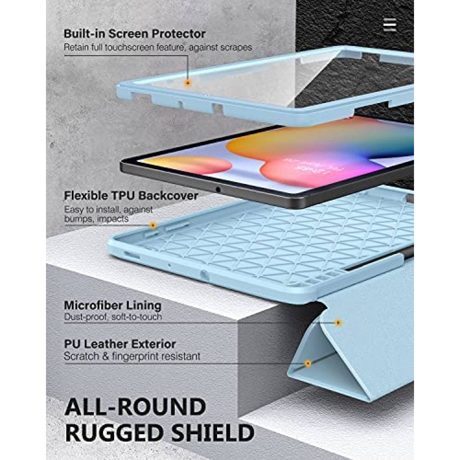 Funda para Tablet MoKo Samsung Galaxy Tab S6 Lite 10.4''