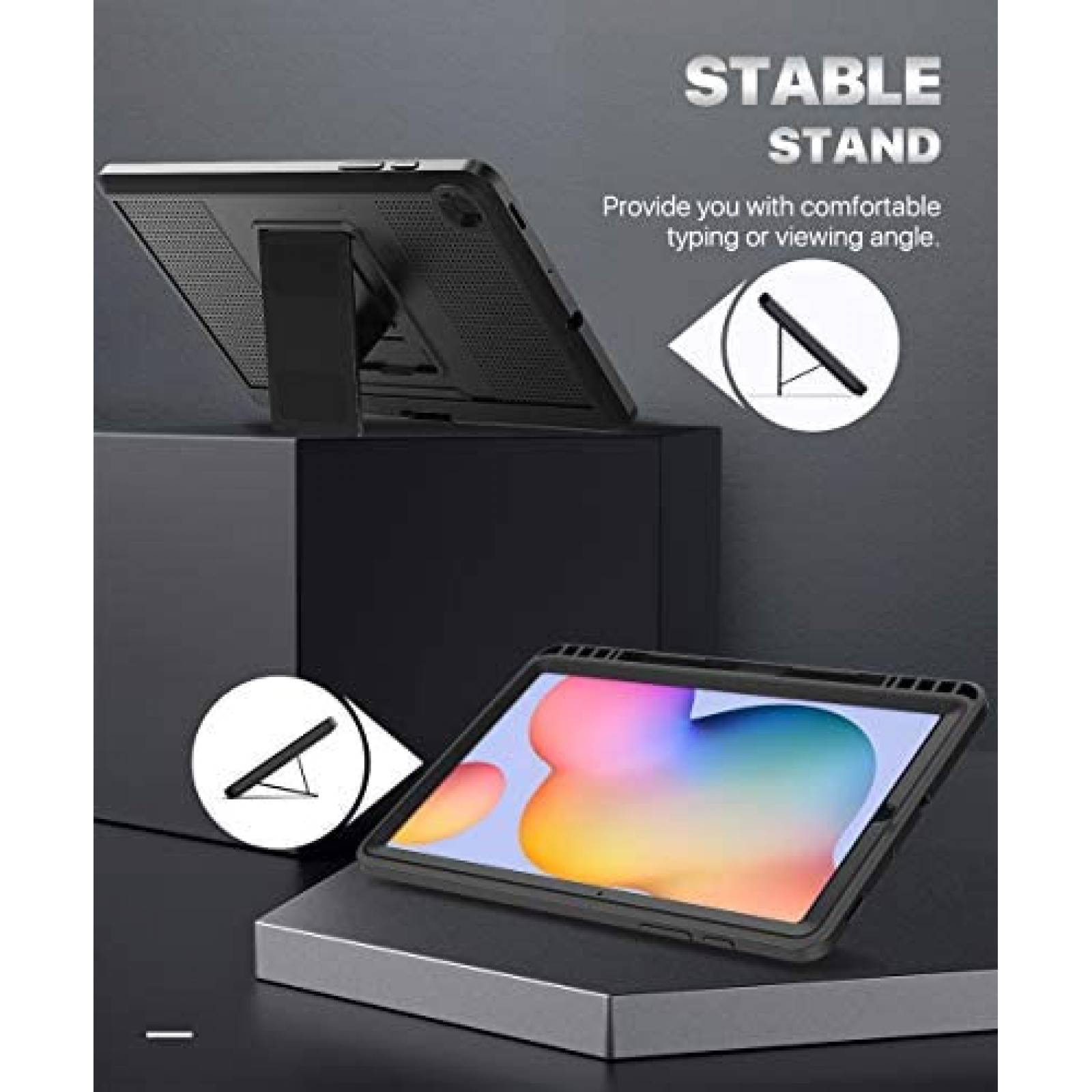 Funda MoKo para Samsung Galaxy Tab S6 Lite 10.4" -Negro