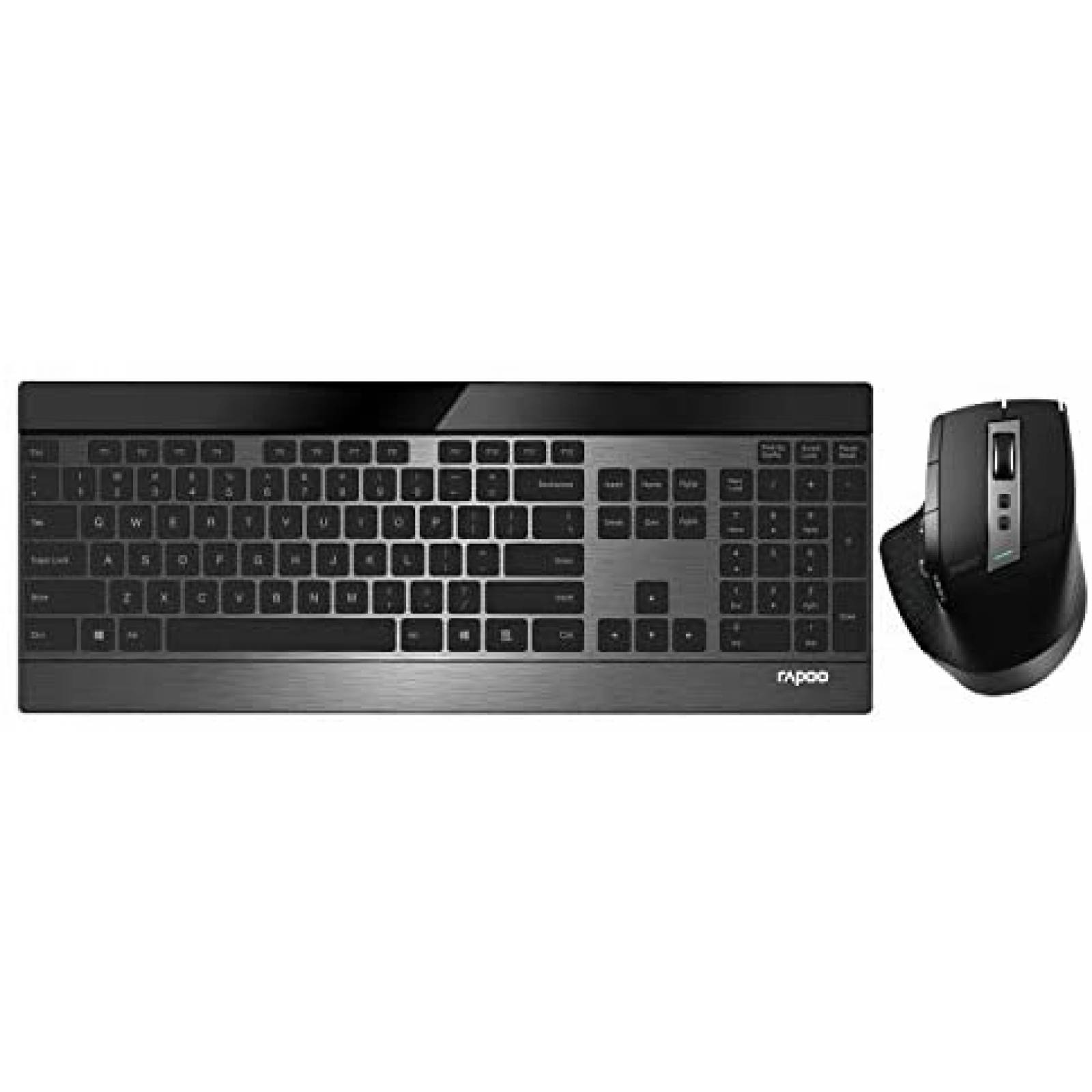 Teclado Rapoo Mouse Bluetooth inalambrico 2.4G -Negro