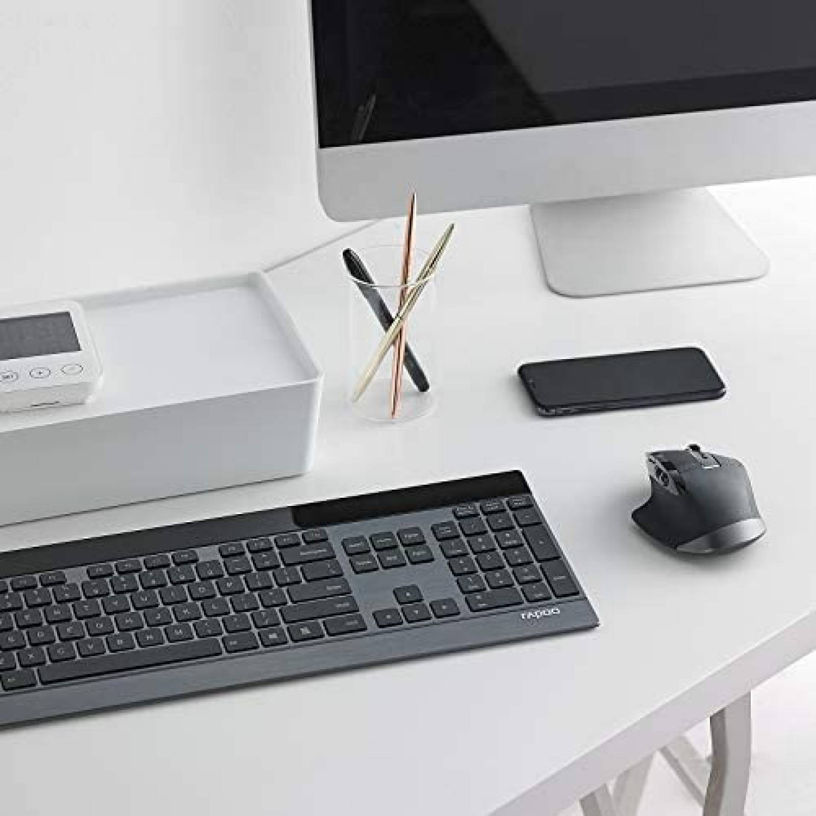 Teclado Rapoo Mouse Bluetooth inalambrico 2.4G -Negro