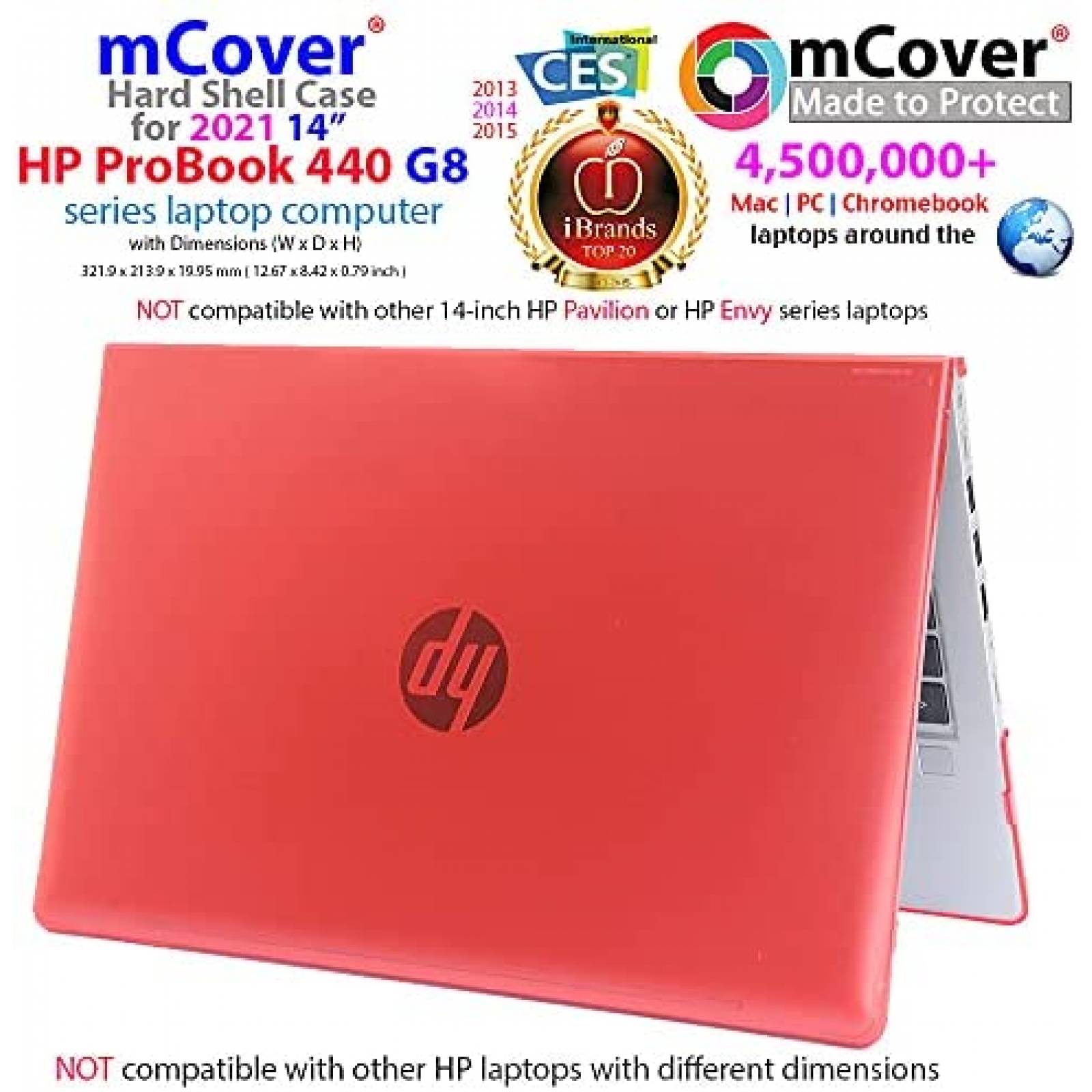 Carcaza laptop mCover mCover-HP-ProBook-440-G8-PINK 14"