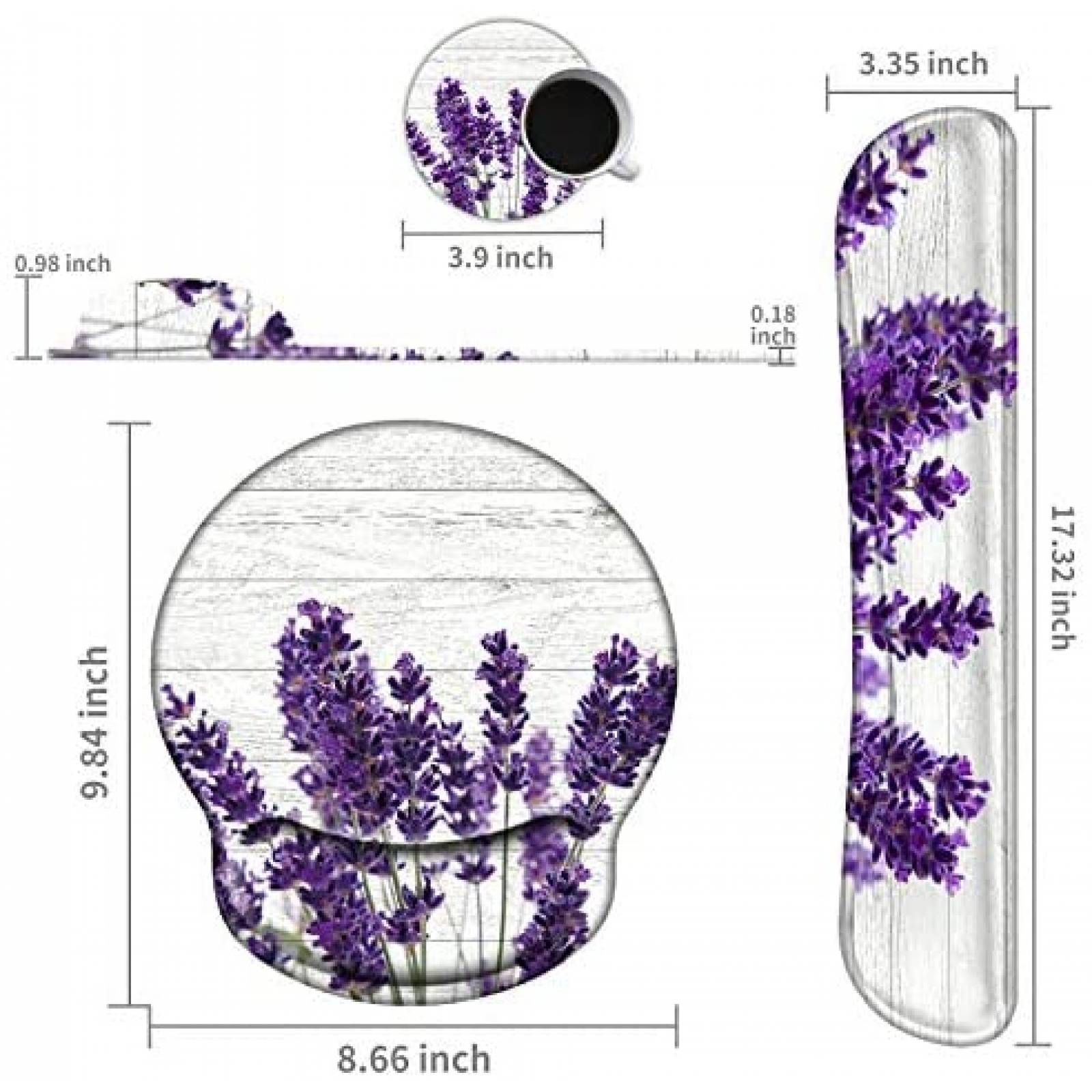 Teclado Almohadilla y alfombrilla para JStar antideslizante