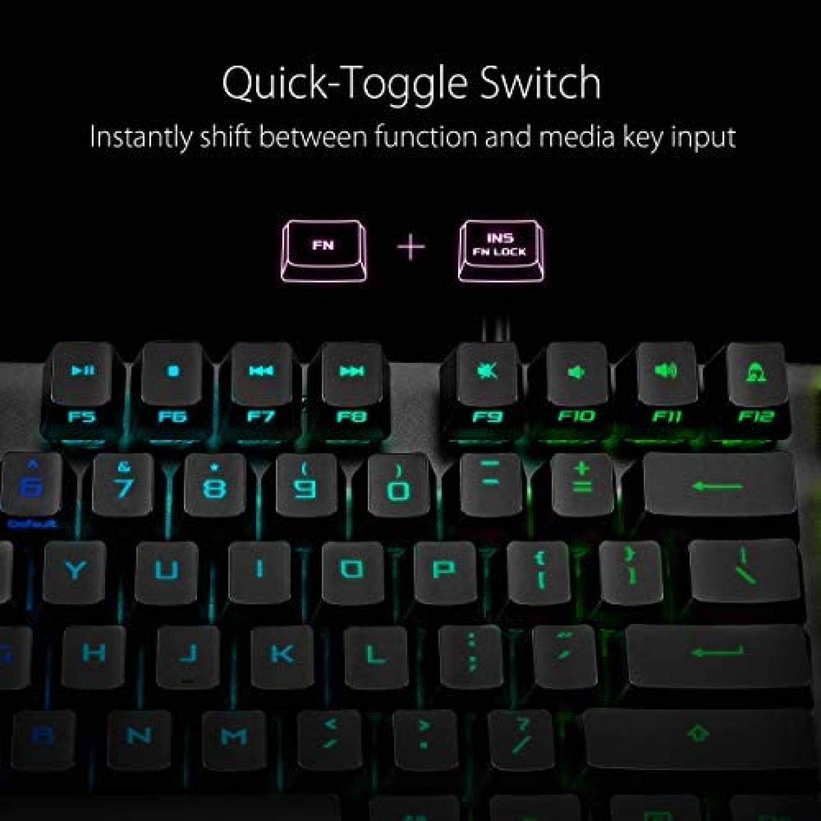 Teclado Gamer ASUS ROG Strix Scope RX iluminacion RGB Aura