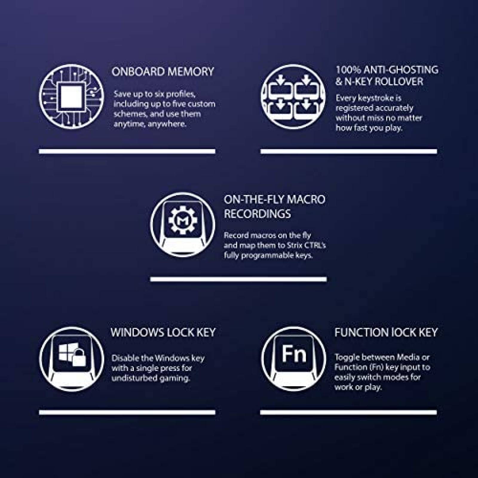 Teclado Gamer ASUS ROG Strix Scope RX iluminacion RGB Aura