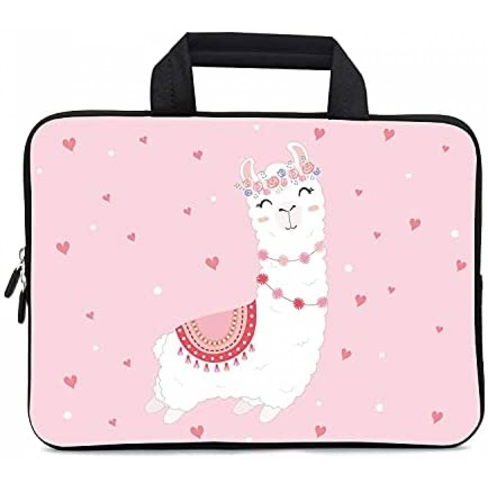 Maletin XMBFZ Para Laptop 11.6-12.1'' Dibujo Alpaca -Rosa