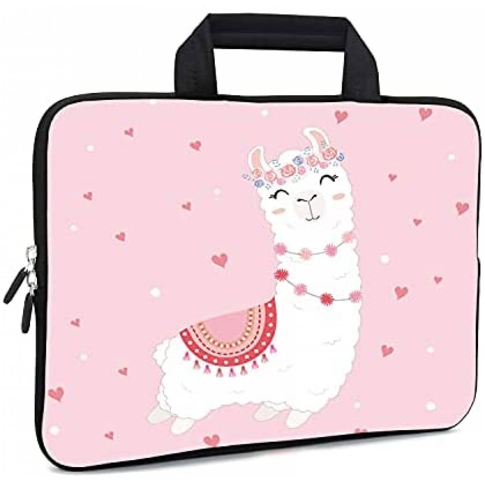 Maletin XMBFZ Para Laptop 11.6-12.1'' Dibujo Alpaca -Rosa