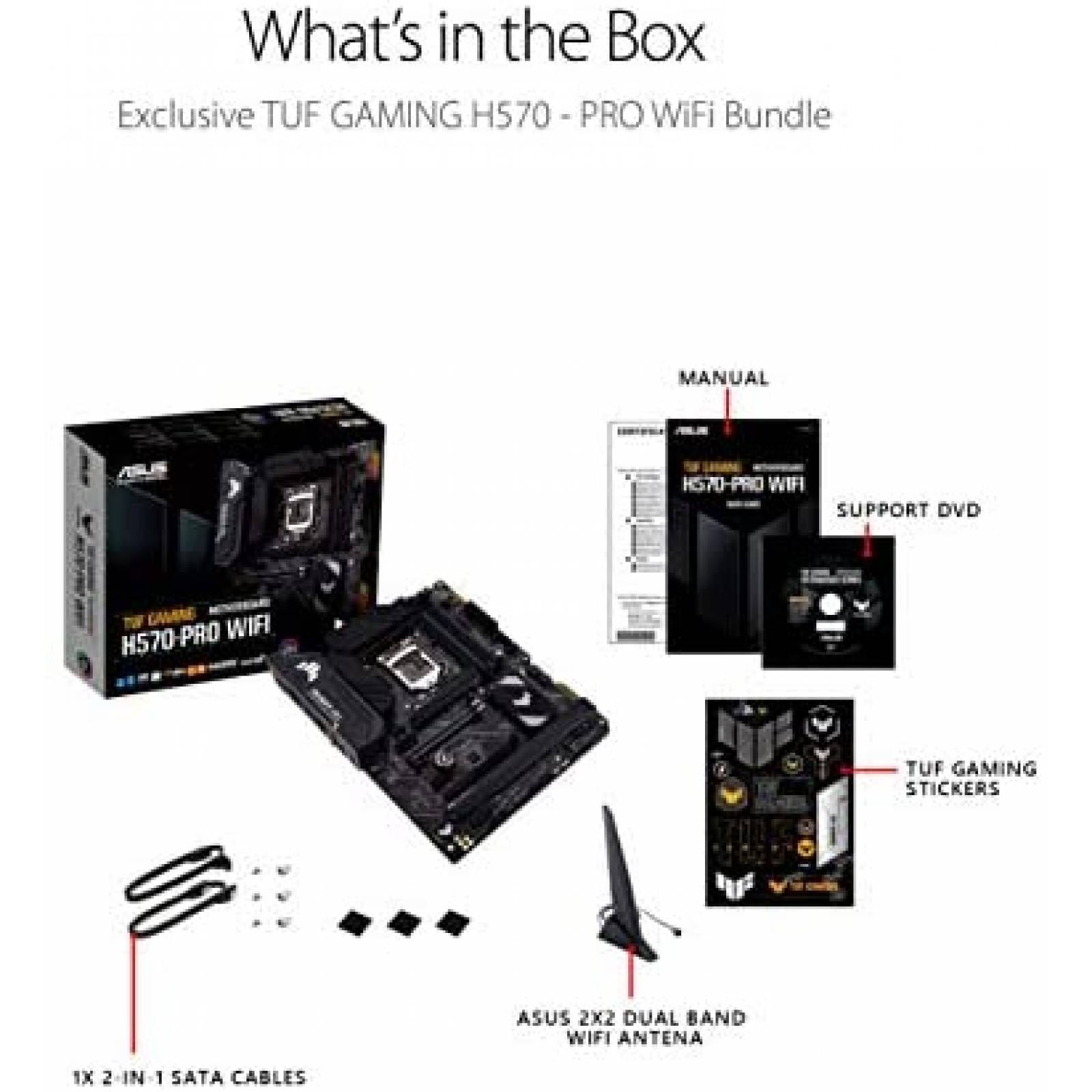 Tarjeta madre ASUS TUF Gaming H570-PRO 2.5Gb PCIe4.0