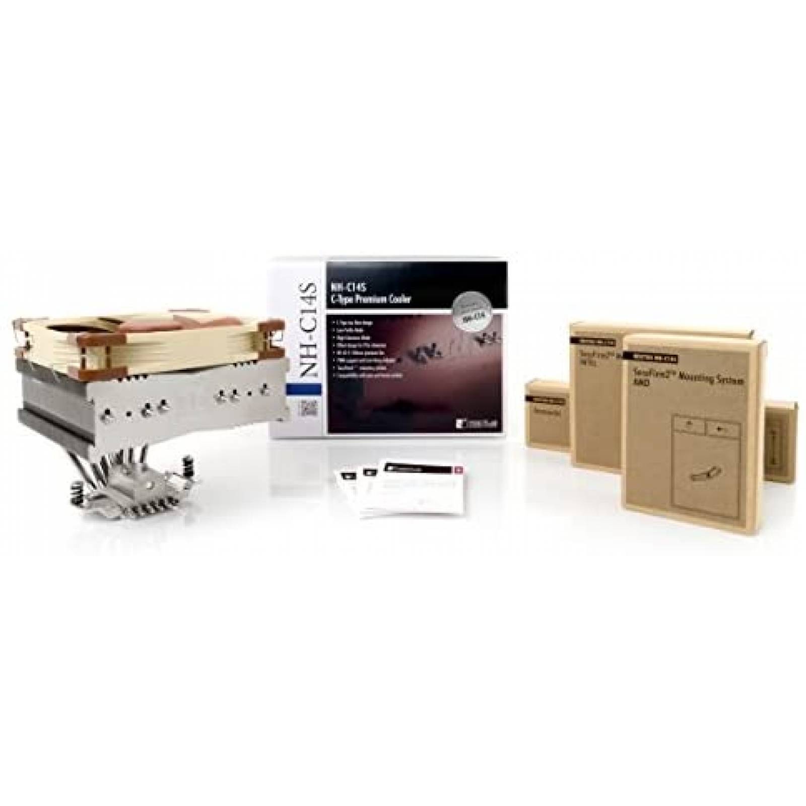 Ventilador para PC Noctua NH-C14S de 140mm 1500 RPM -Cafe