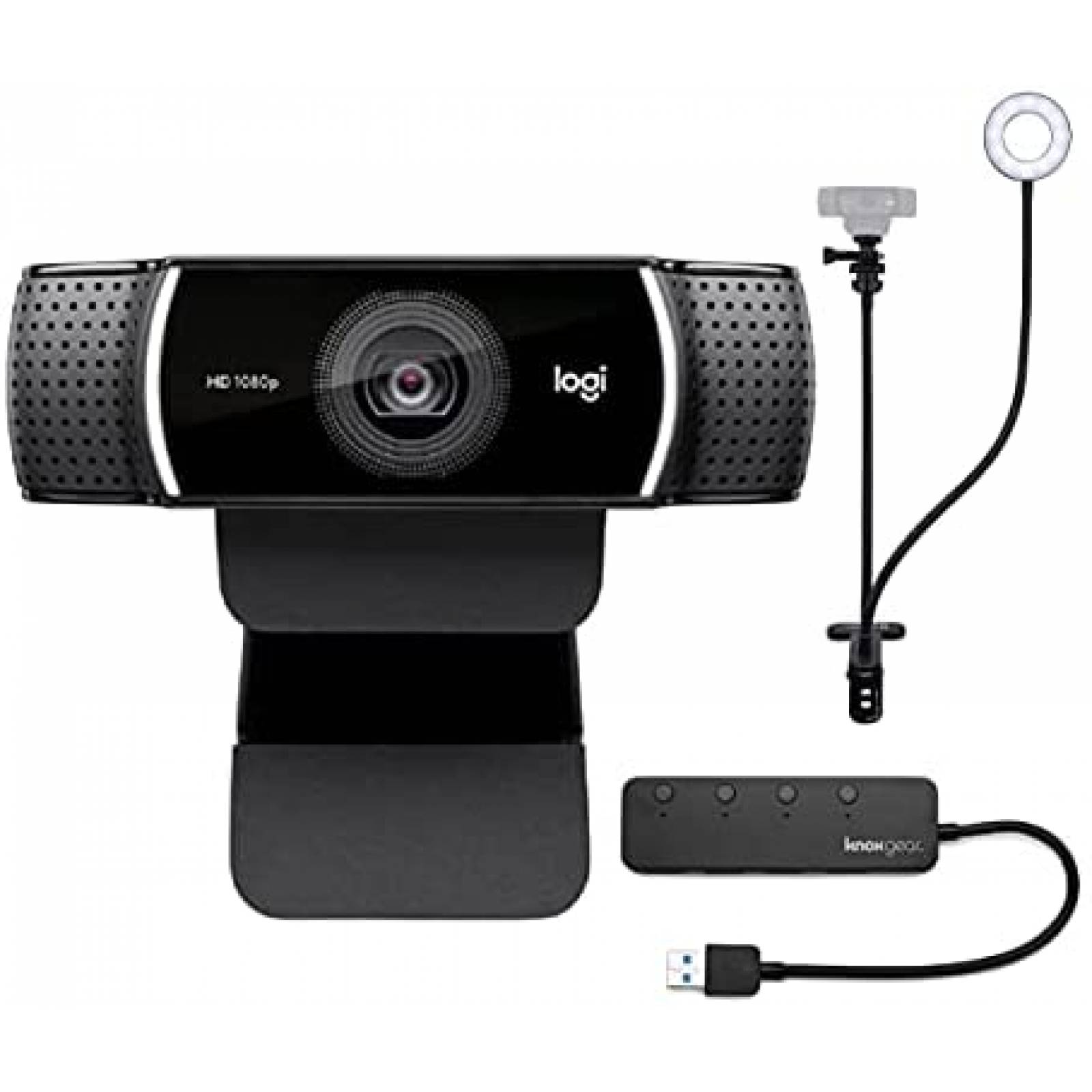 Webcam Logitech C922 Pro Stream 1080P con 4 Puertos USB