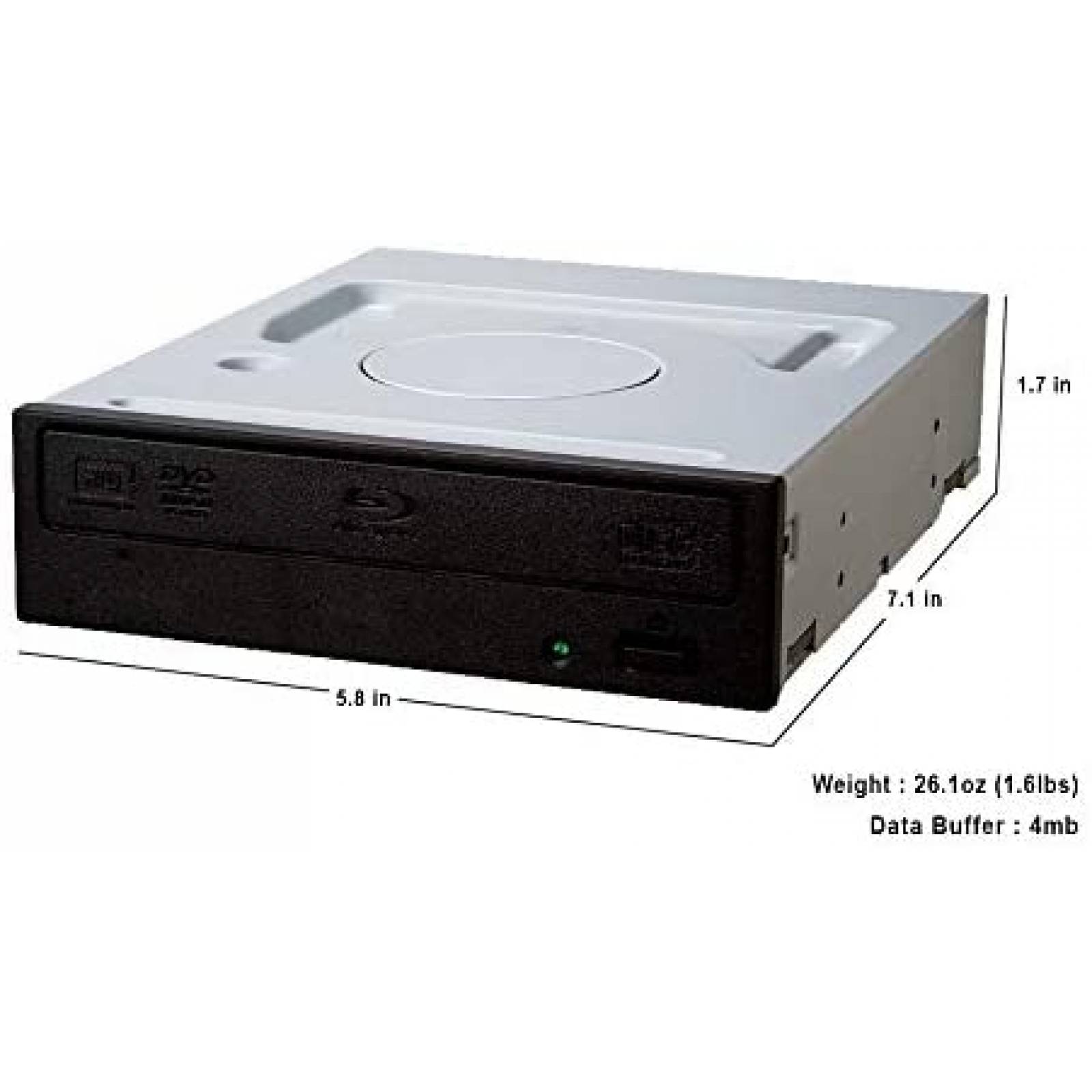 Quemador DVD Produplicator ODD-PIONEER-212DBK Bluray SATA