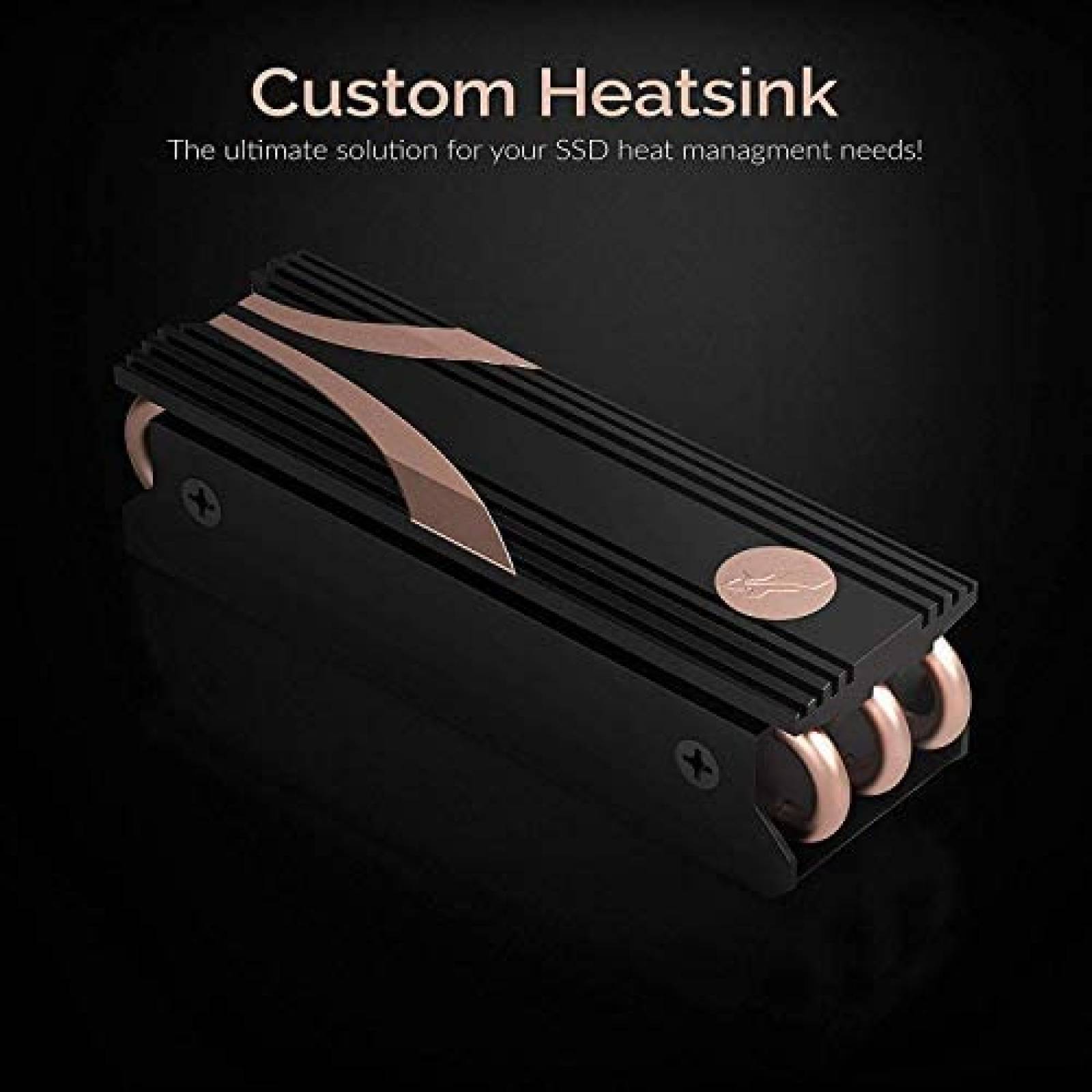 Disipador de calor Sabrent SB-HTSK M.2 2280 SSD Rocket