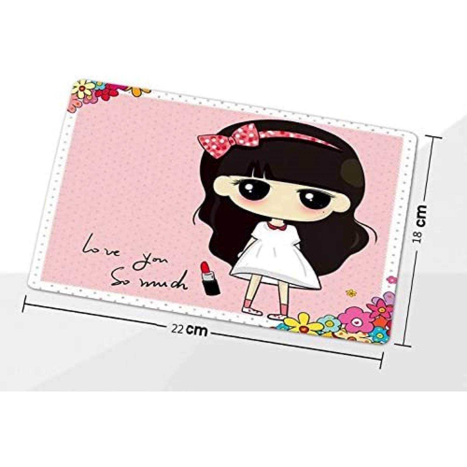 Mouse Pad Perfecone de 22x18cm Mandala -Celeste/Dorado