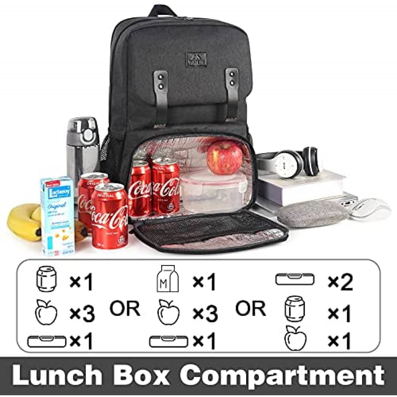 Mochila MATEIN para portatiles 15.6" refrigeracion aislada