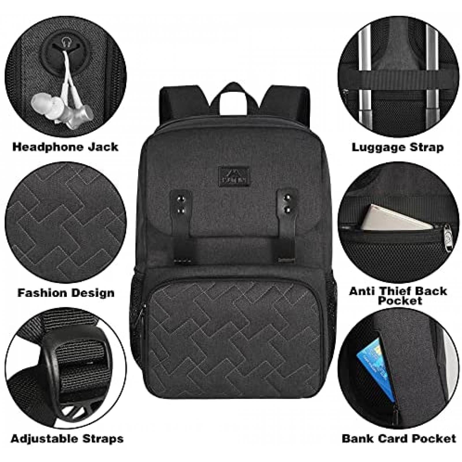 Mochila MATEIN para portatiles 15.6" refrigeracion aislada