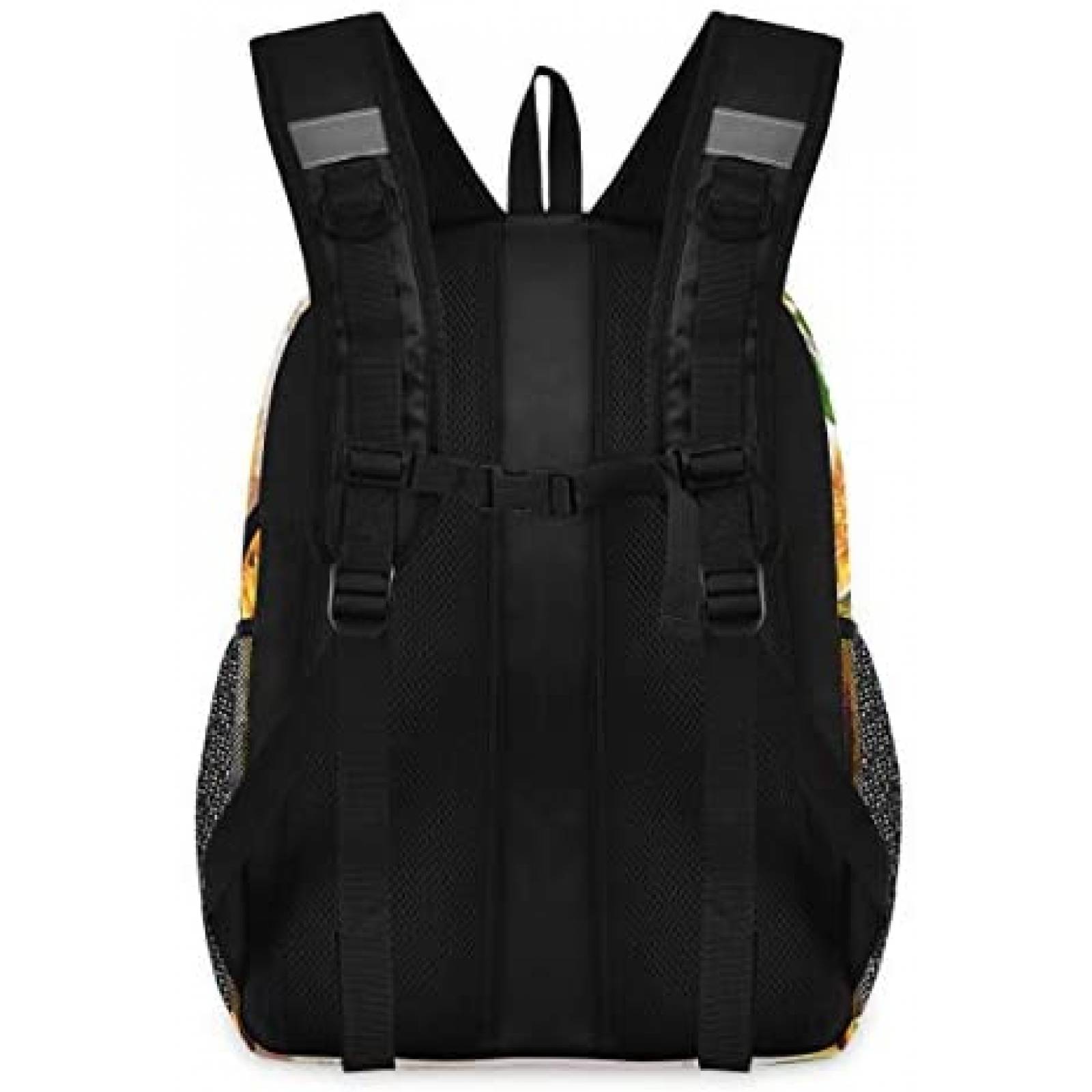 Mochila Vdsrup Dibujo Girasoles Varios Compartimentos -Beige
