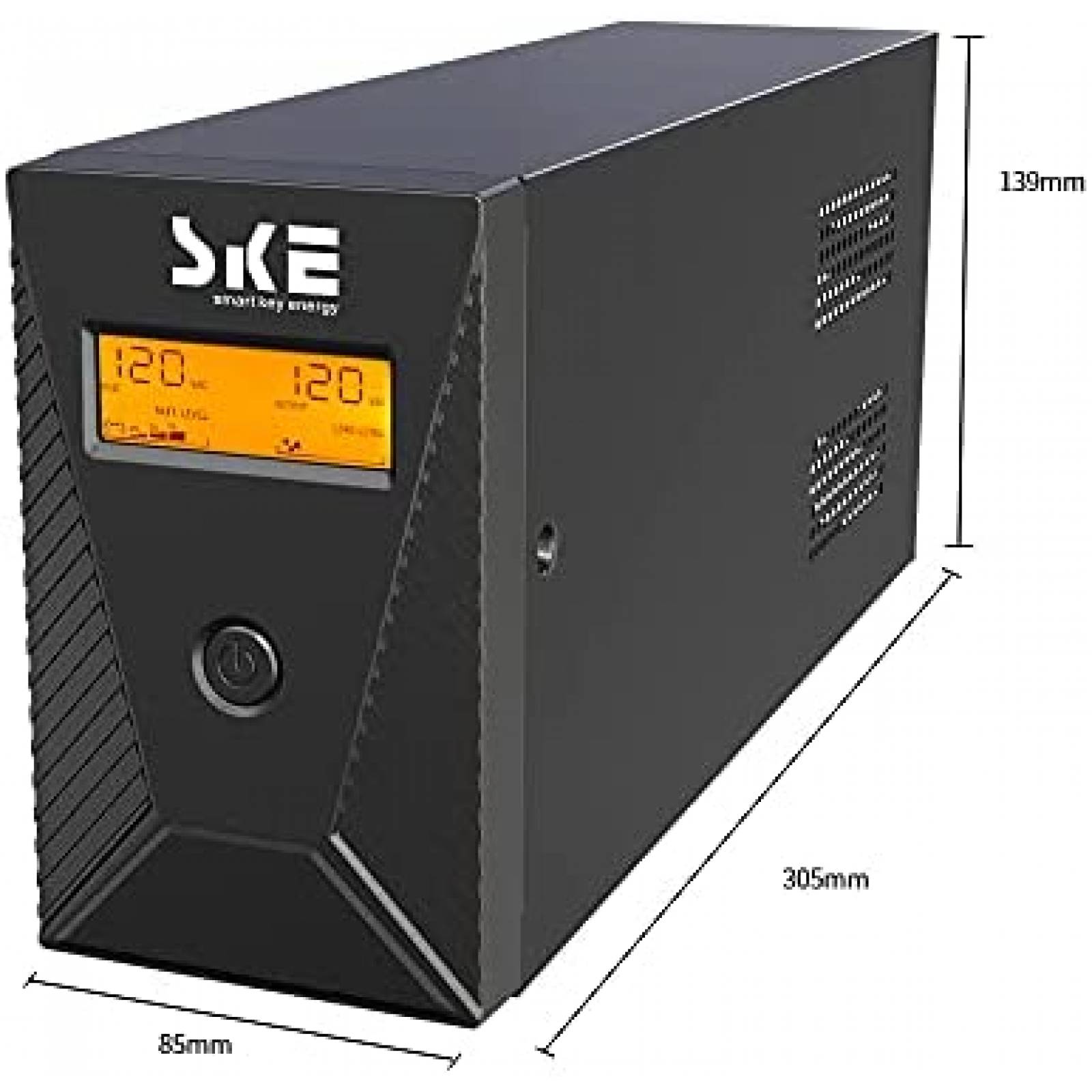 Bateria respaldo SKE SMART KEY ENERGY SK600 360W UPS -Negro