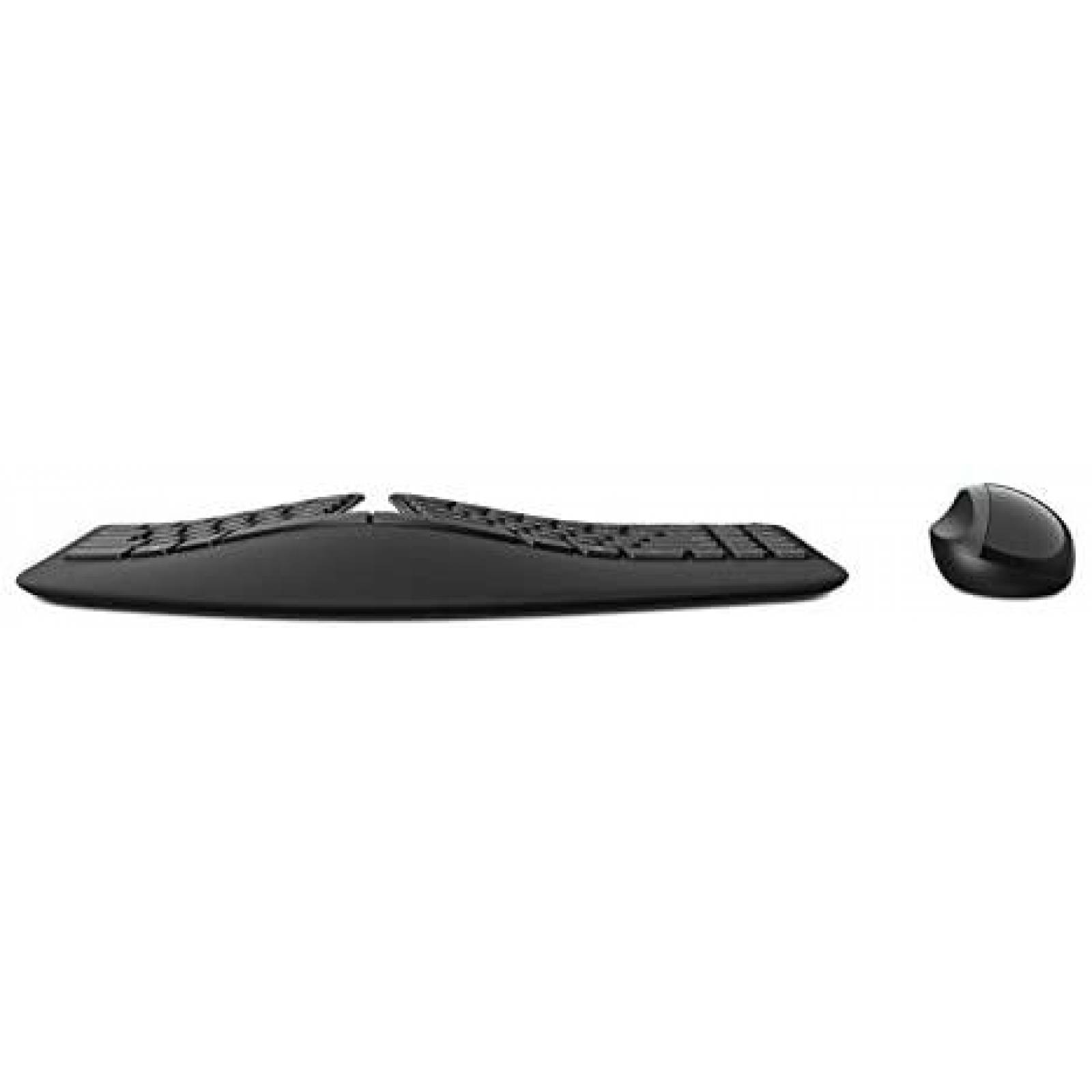 Teclado Ergonomico Microsoft L5V-00002 USB con Mouse -Negro